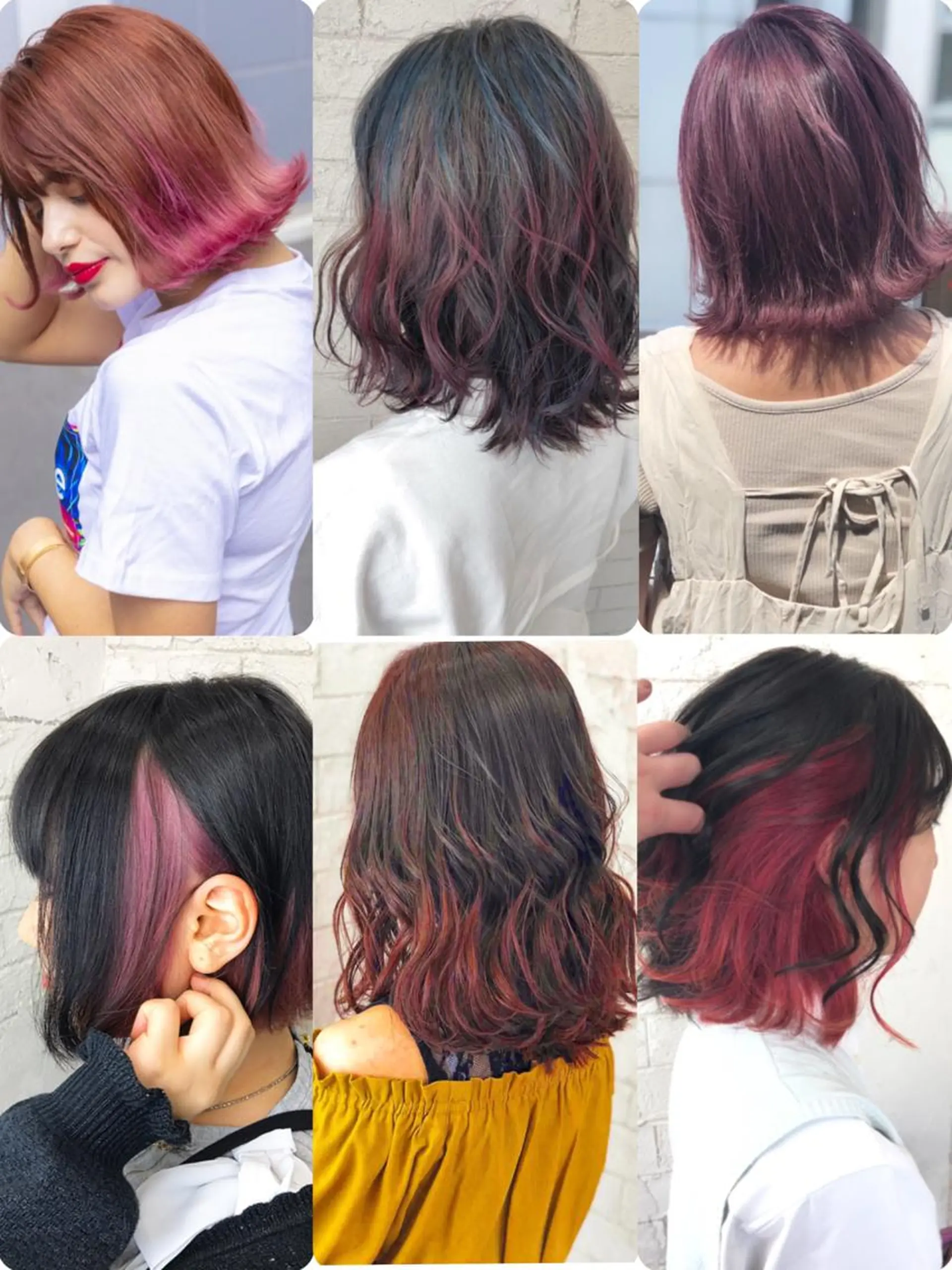 ミディアム カラー ヘアアレンジ ピンクカラー 🧙『店長』平田 祥己✨のヘアスタイル