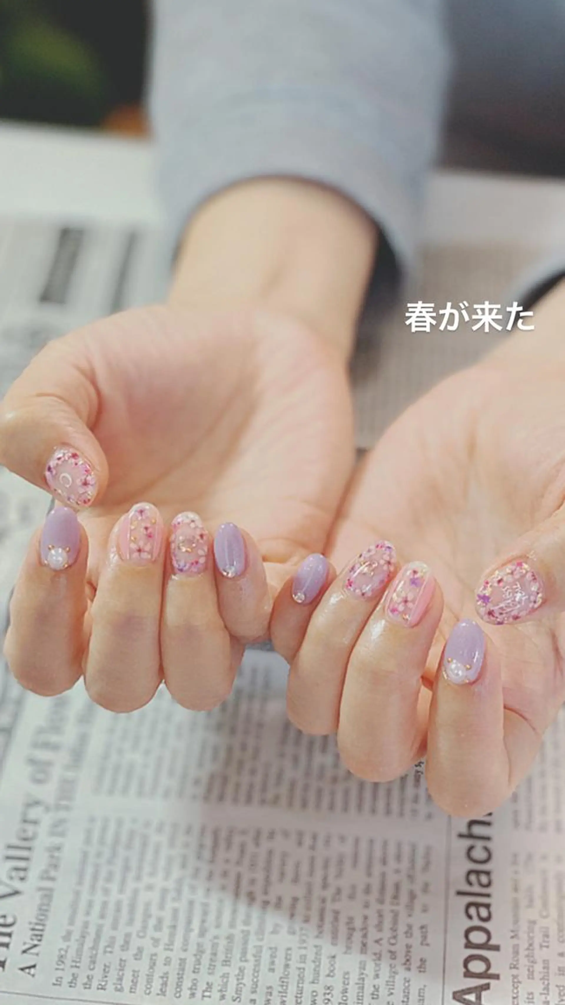ネイル ハンドネイル ハンドケア 森山 舞のネイルデザイン
