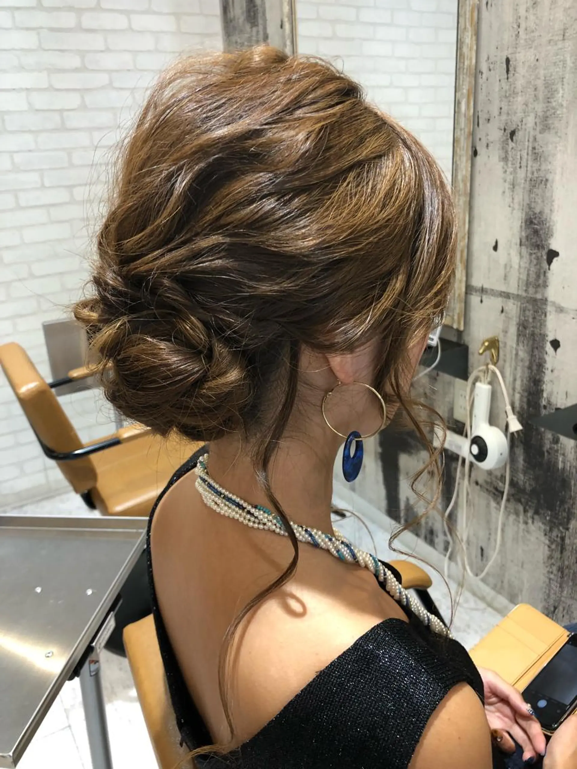 ロング ヘアアレンジ 【デザイナー】田中 美生のヘアスタイル