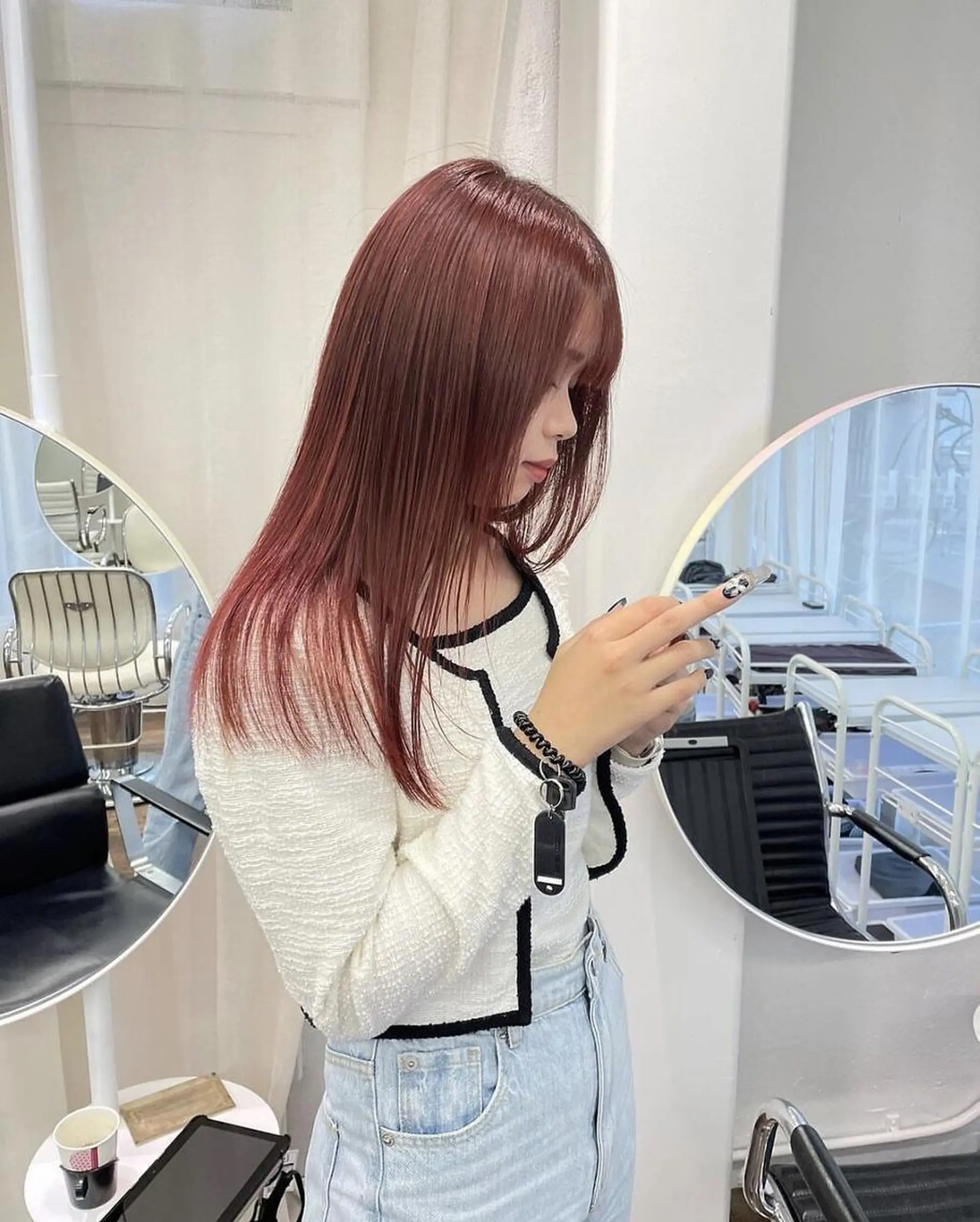 ロング 🎀韓国/艶髪/暗髪 🎀CITY🫧立川のヘアスタイル