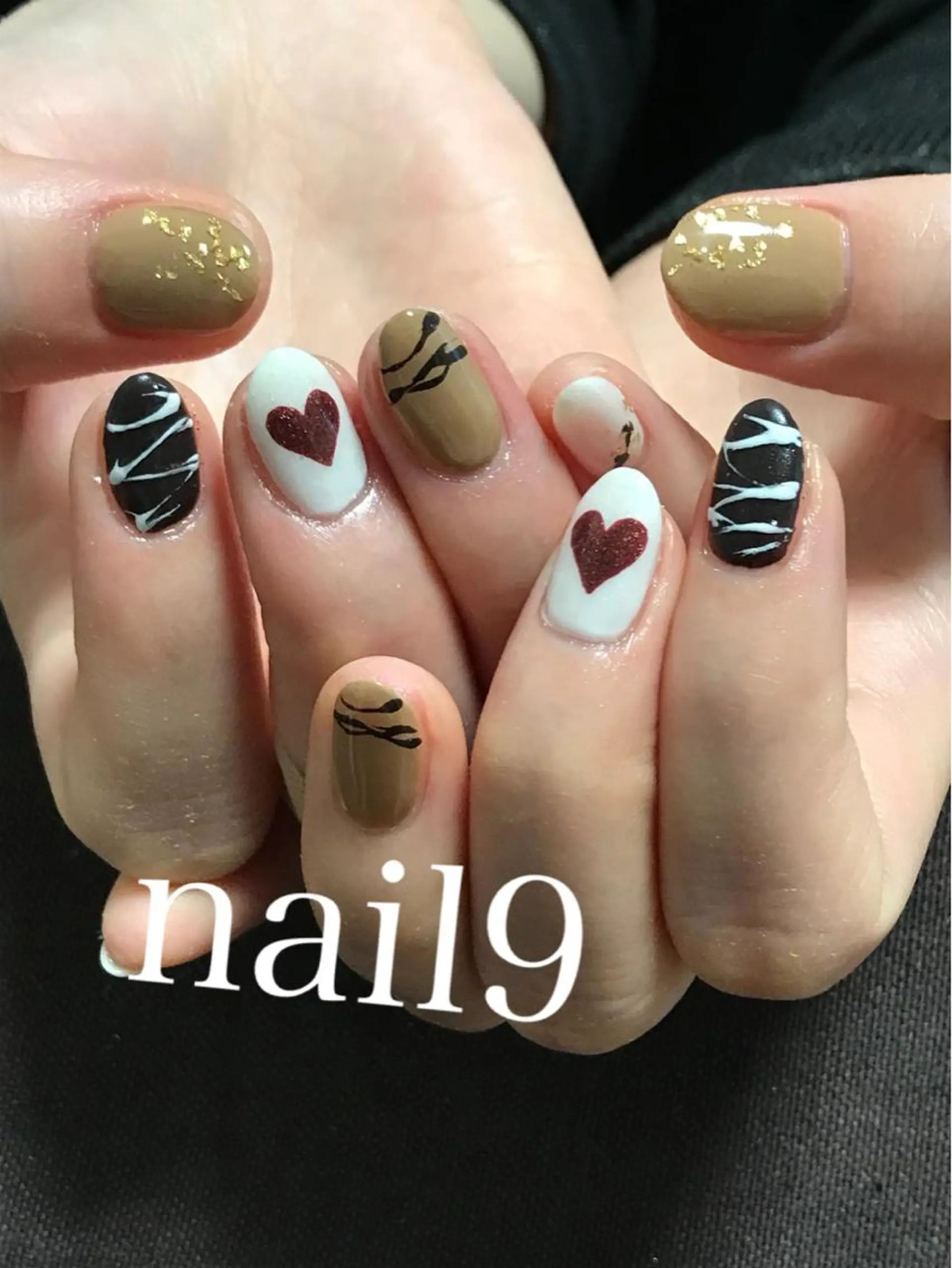 ネイル バレンタイン ネイルサロン nail9のネイルデザイン