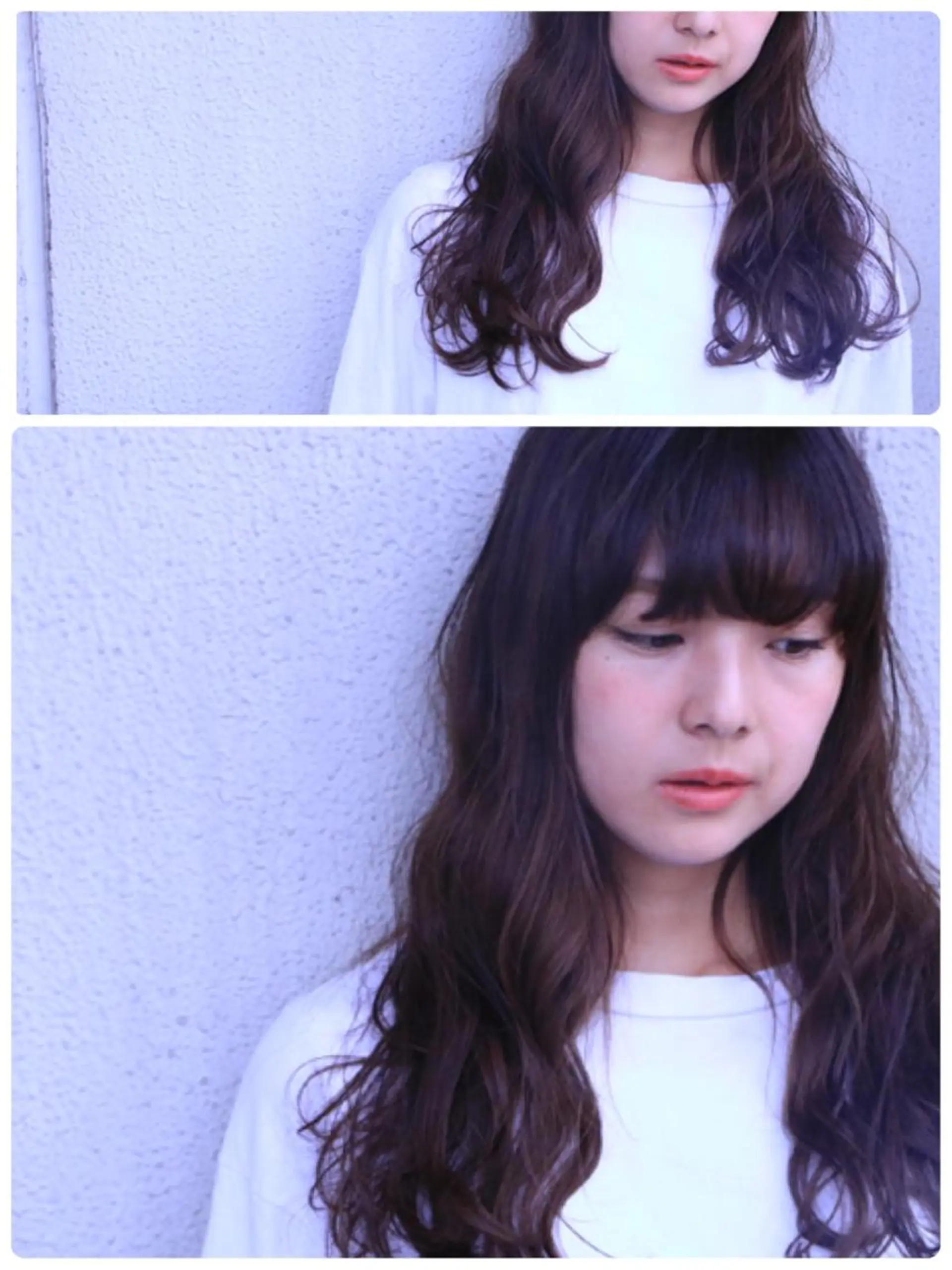 ロング カット 河原 亮のヘアスタイル