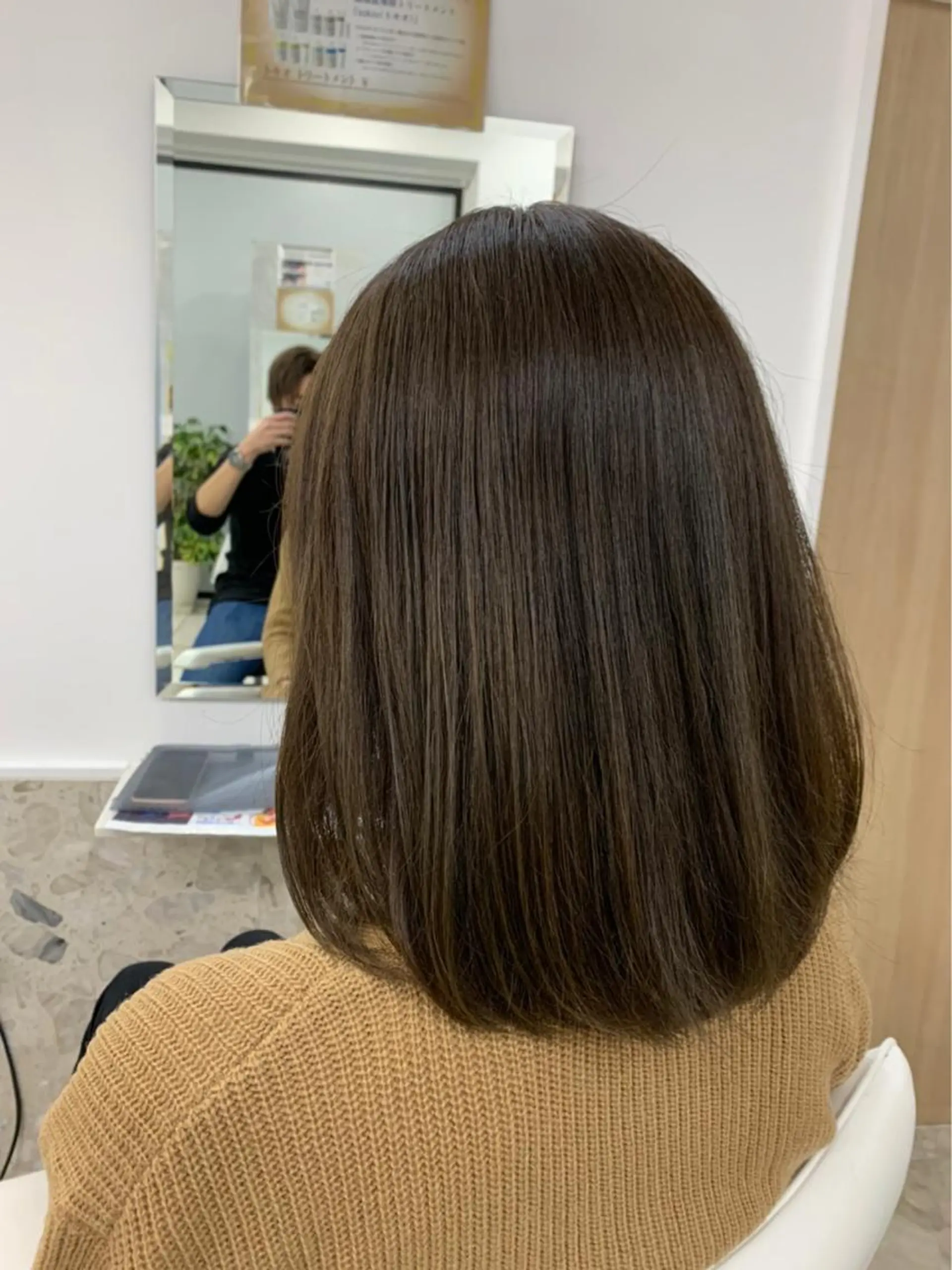 ミディアム カラー 🧸縮毛矯正特化 金澤 彩香🎀のヘアスタイル