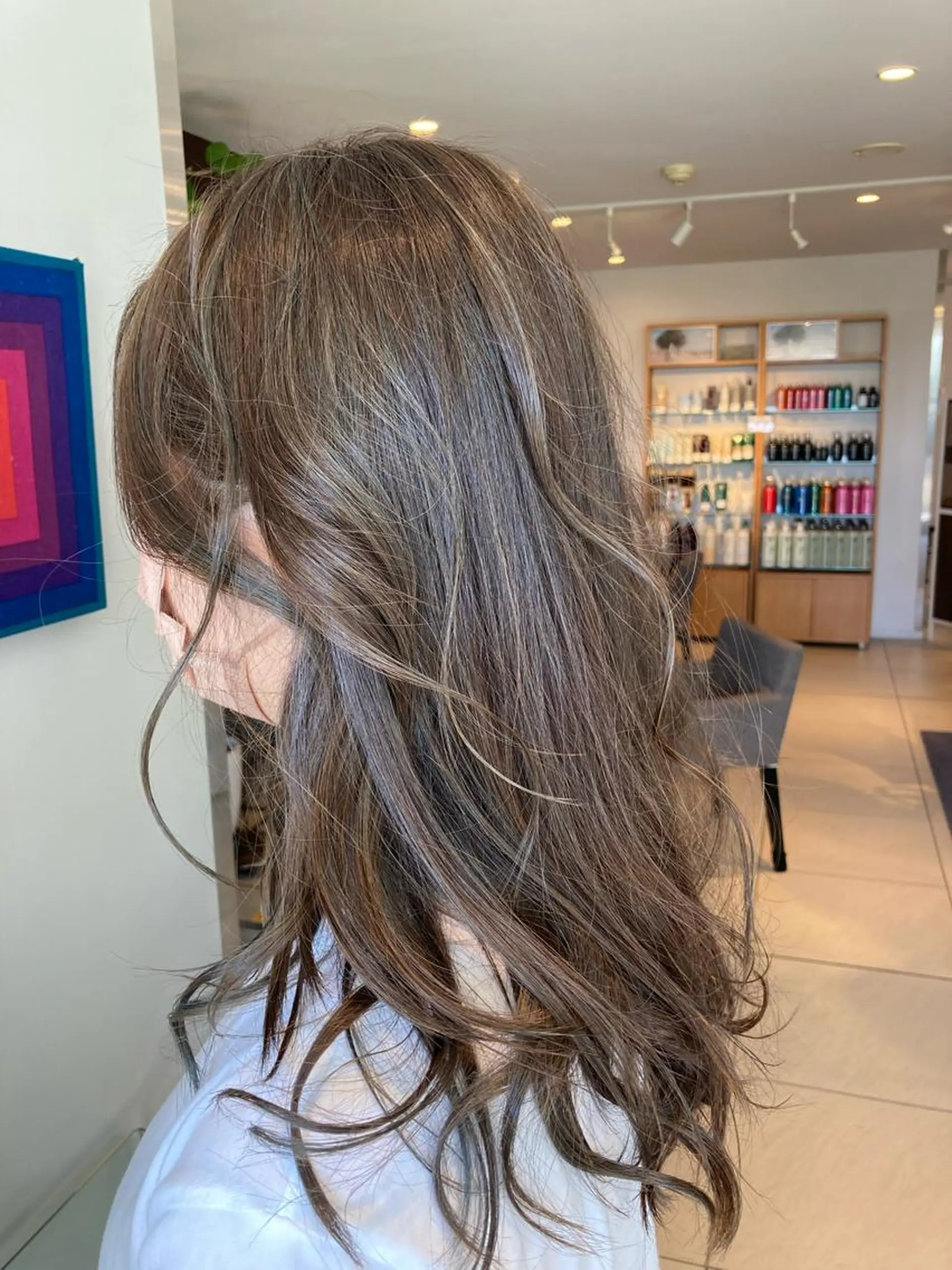 ロング カラー ベージュカラー NAGONSTYLE 高塩知輝のヘアスタイル