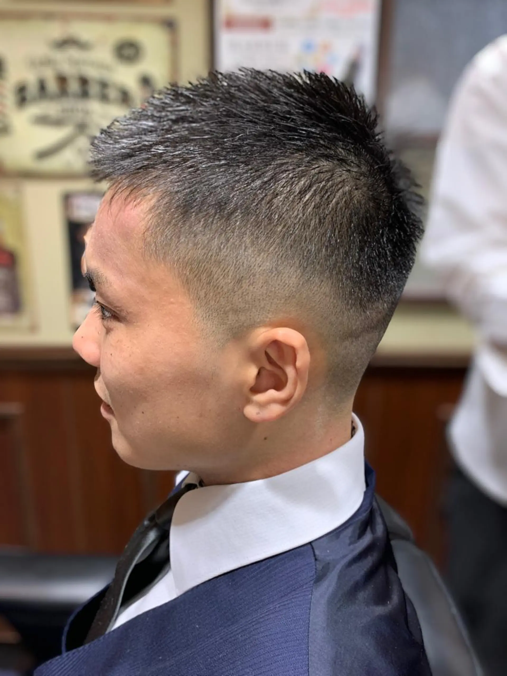 ショート メンズ フェードカット 羽木 隆徒のヘアスタイル