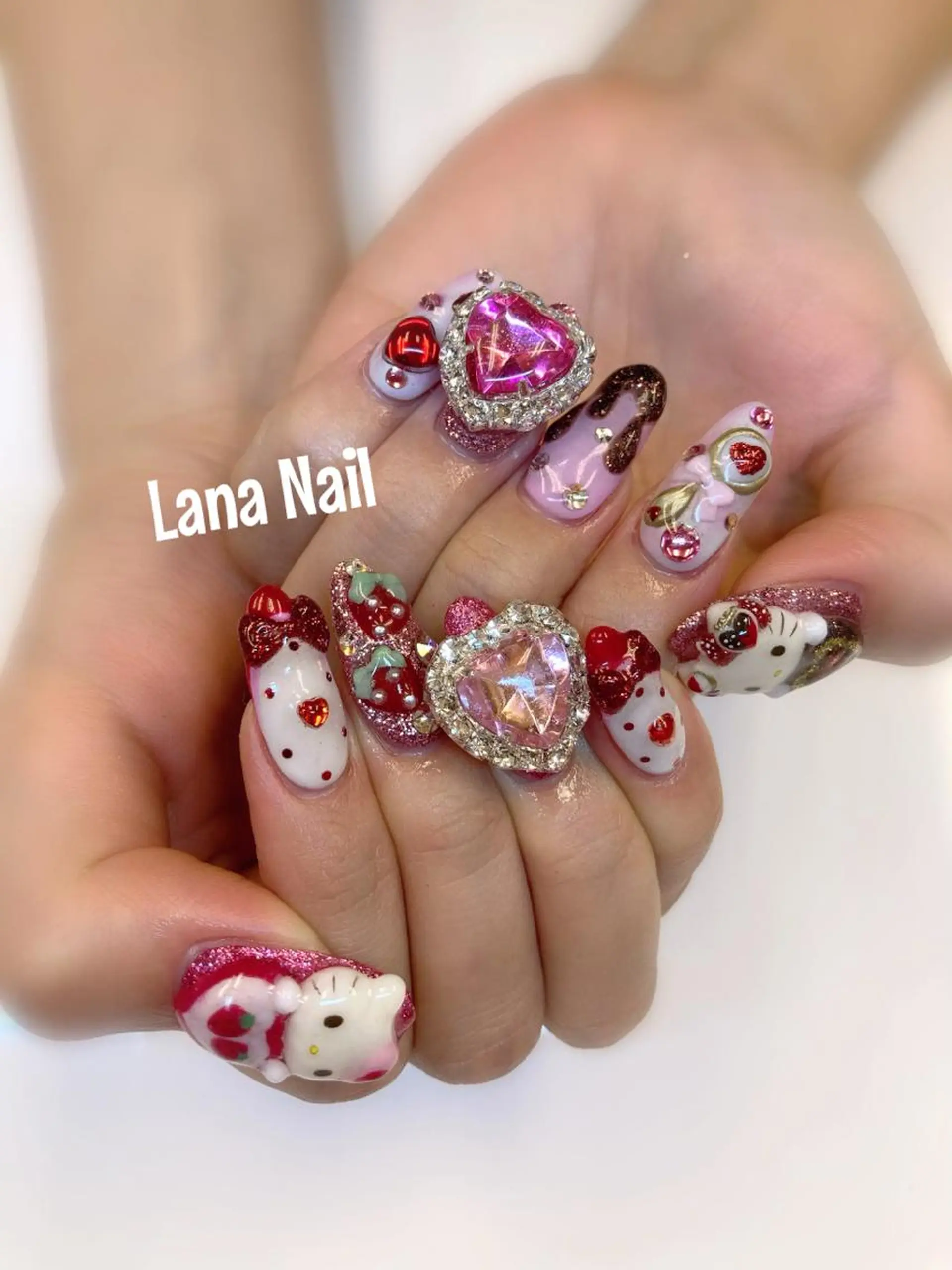 ネイル スカルプネイル Lana Nailのネイルデザイン
