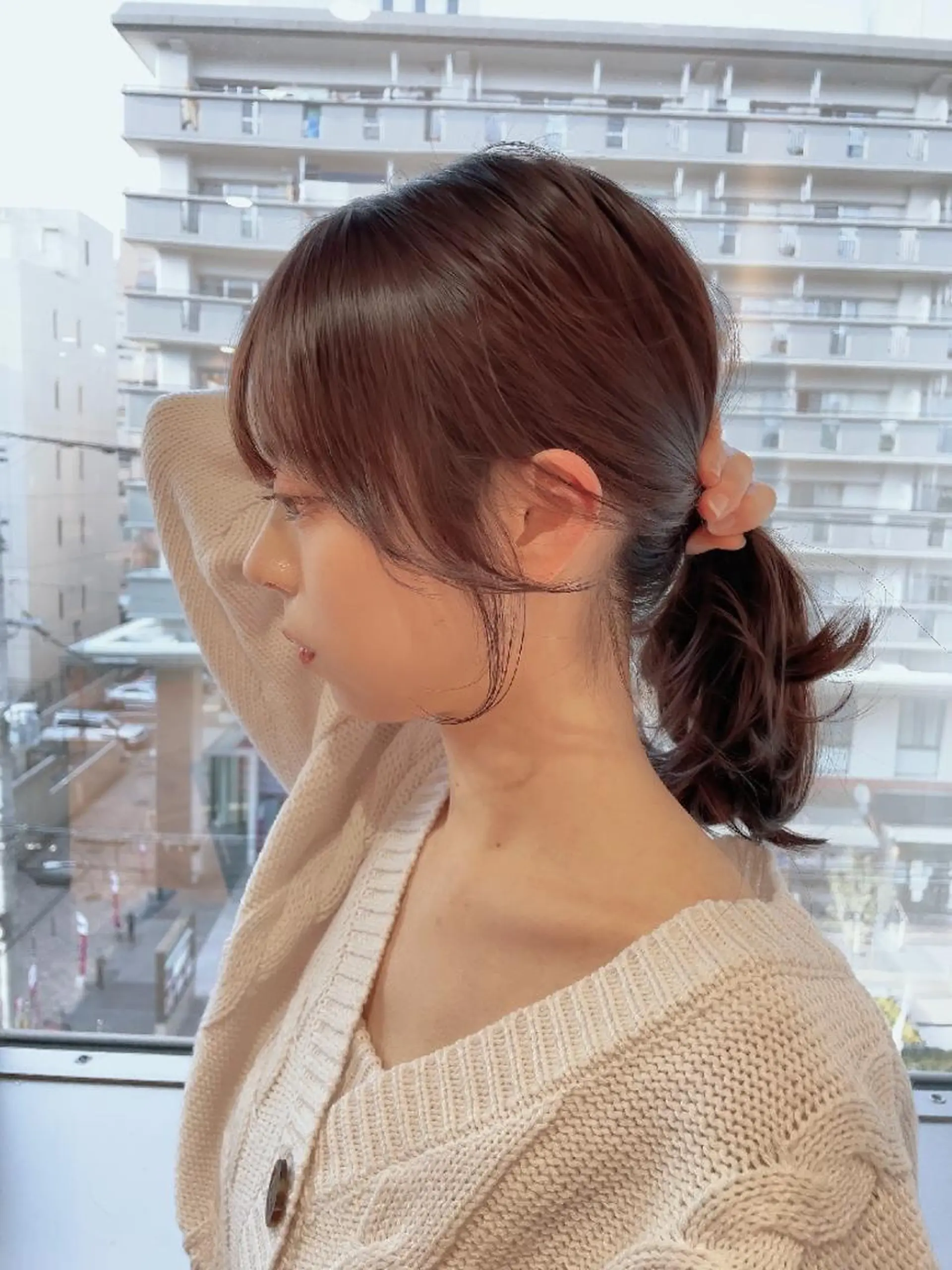 ロング 韓国風ヘア レイヤーカット レイヤー/縮毛矯正 のマスター【タケル】のヘアスタイル