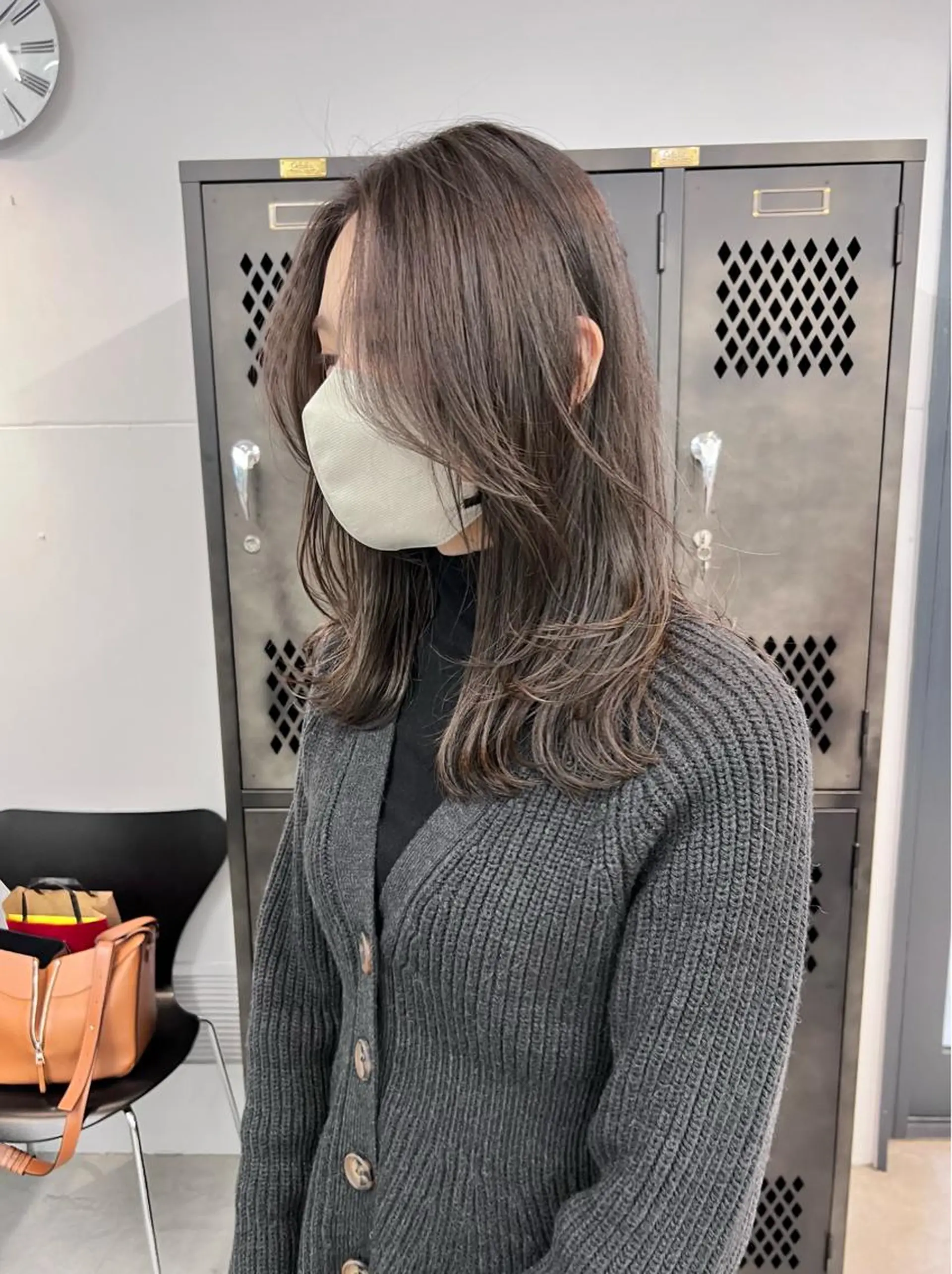 セミロング カラー カット ヘアカラー 樫原裕二/レイヤー カット/透明感カラーのヘアスタイル