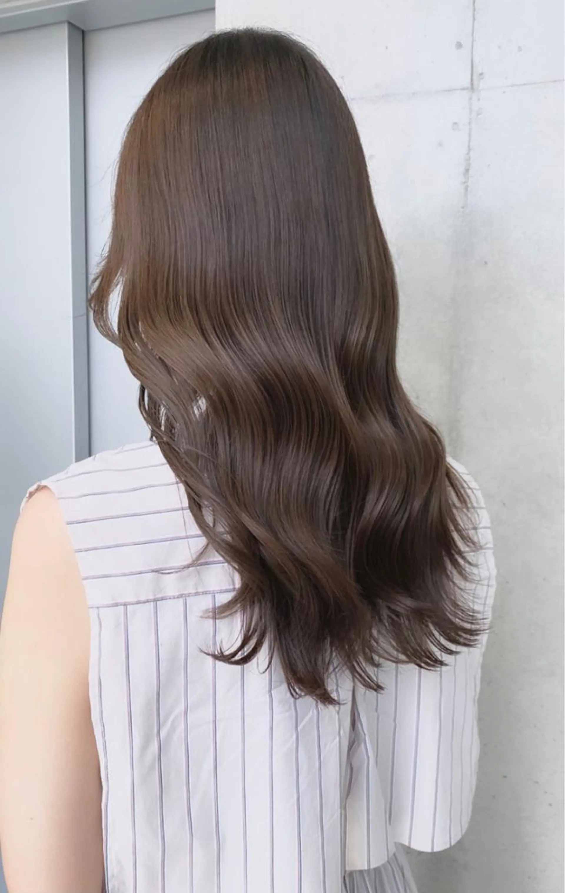 セミロング カット ヘアカラー トリートメント 🌫️大人韓国ヘア 🌫️naoyaのヘアスタイル