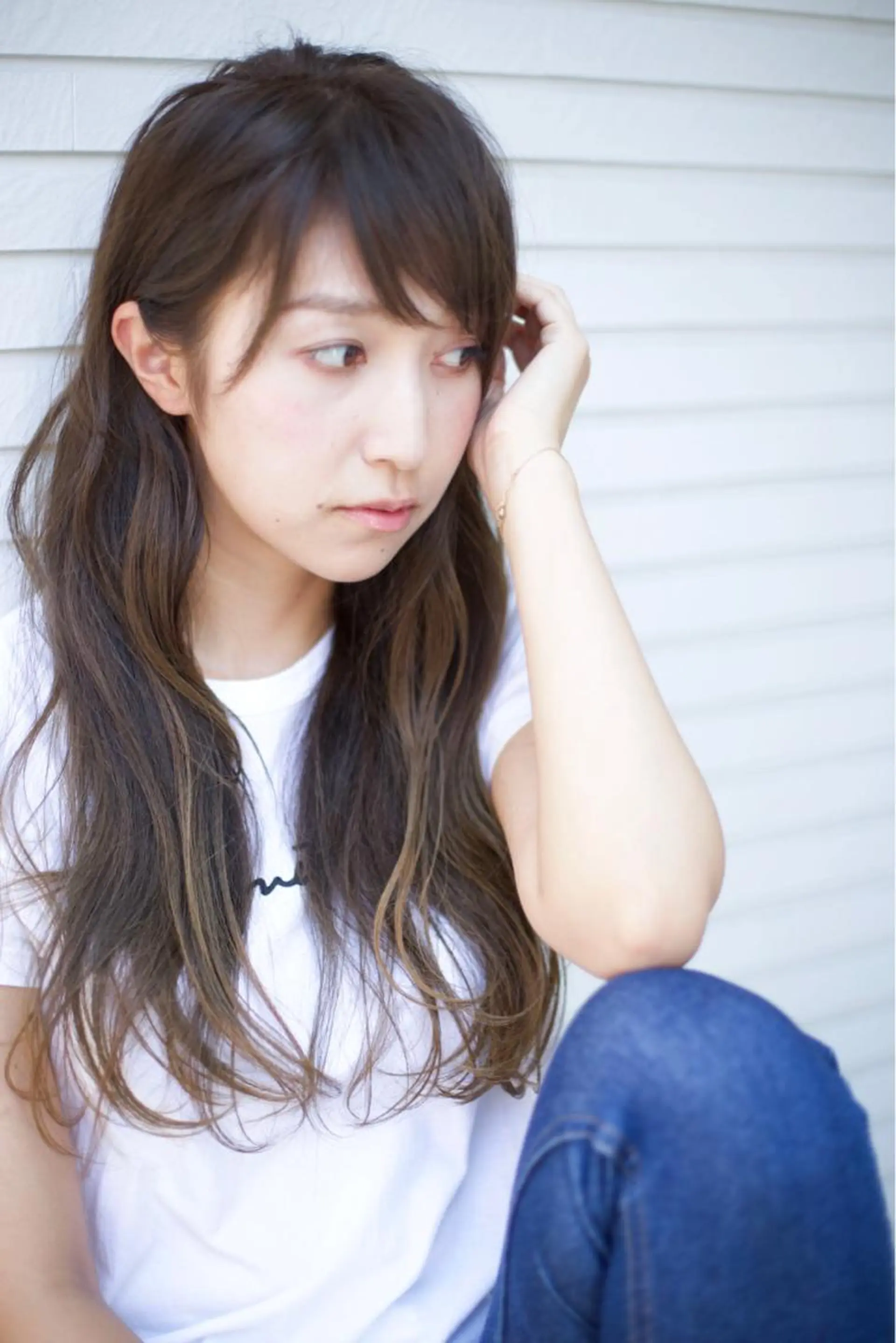 ロング カラー ﾊｲﾄｰﾝ/ｶﾗｰ/ 用賀/稲若健太郎のヘアスタイル