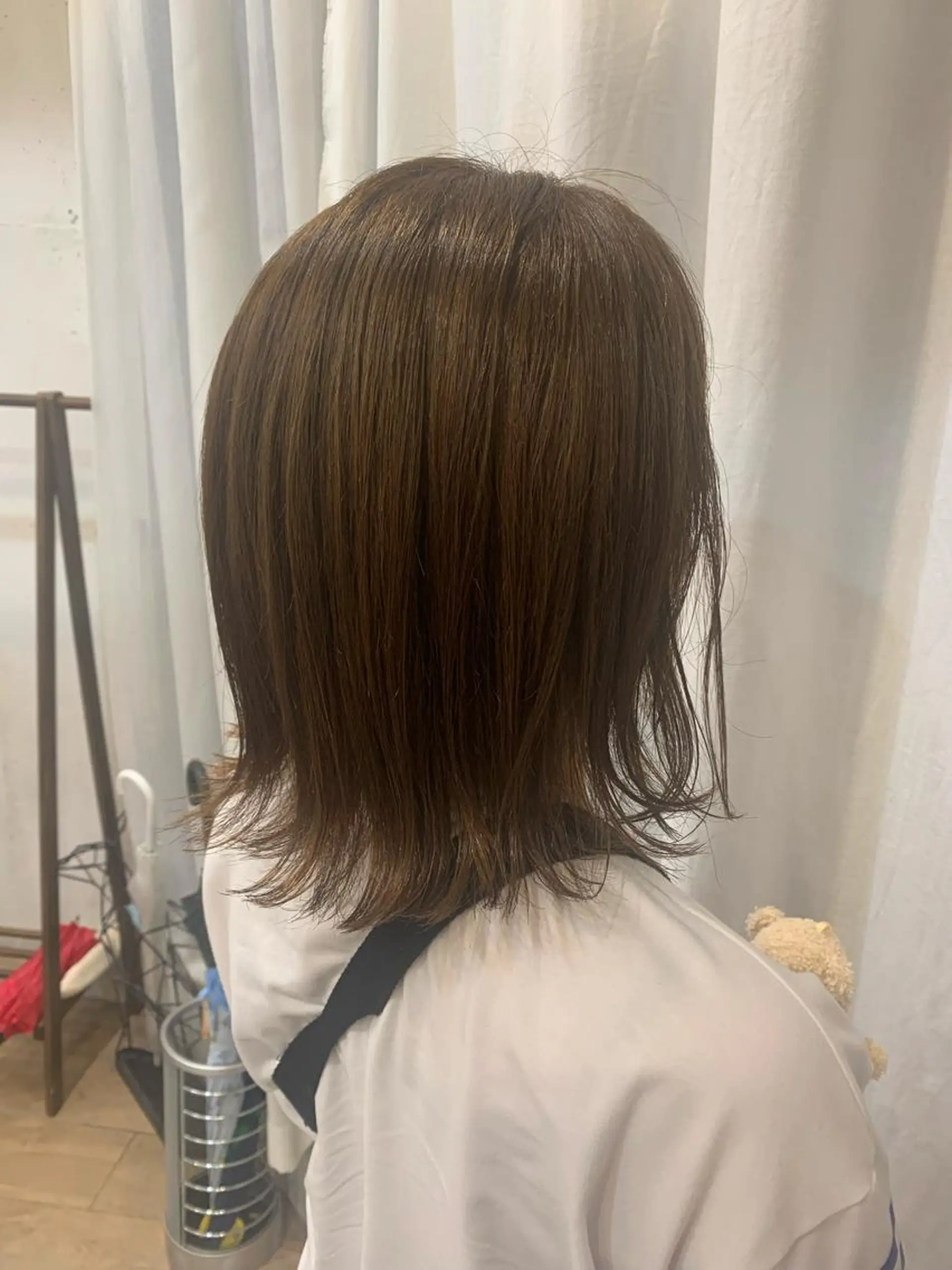 ミディアム カラー まろやかカラー🤎 みなとまほのヘアスタイル