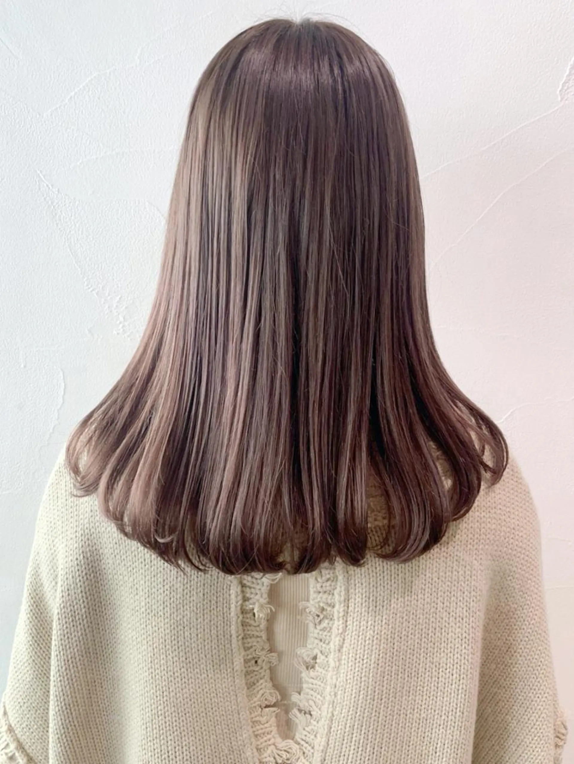 セミロング カラー パーマ ヘアアレンジ ラベンダーカラー ピンクカラー ピンクラベンダー ITbyALBUM 浦和店のヘアスタイル