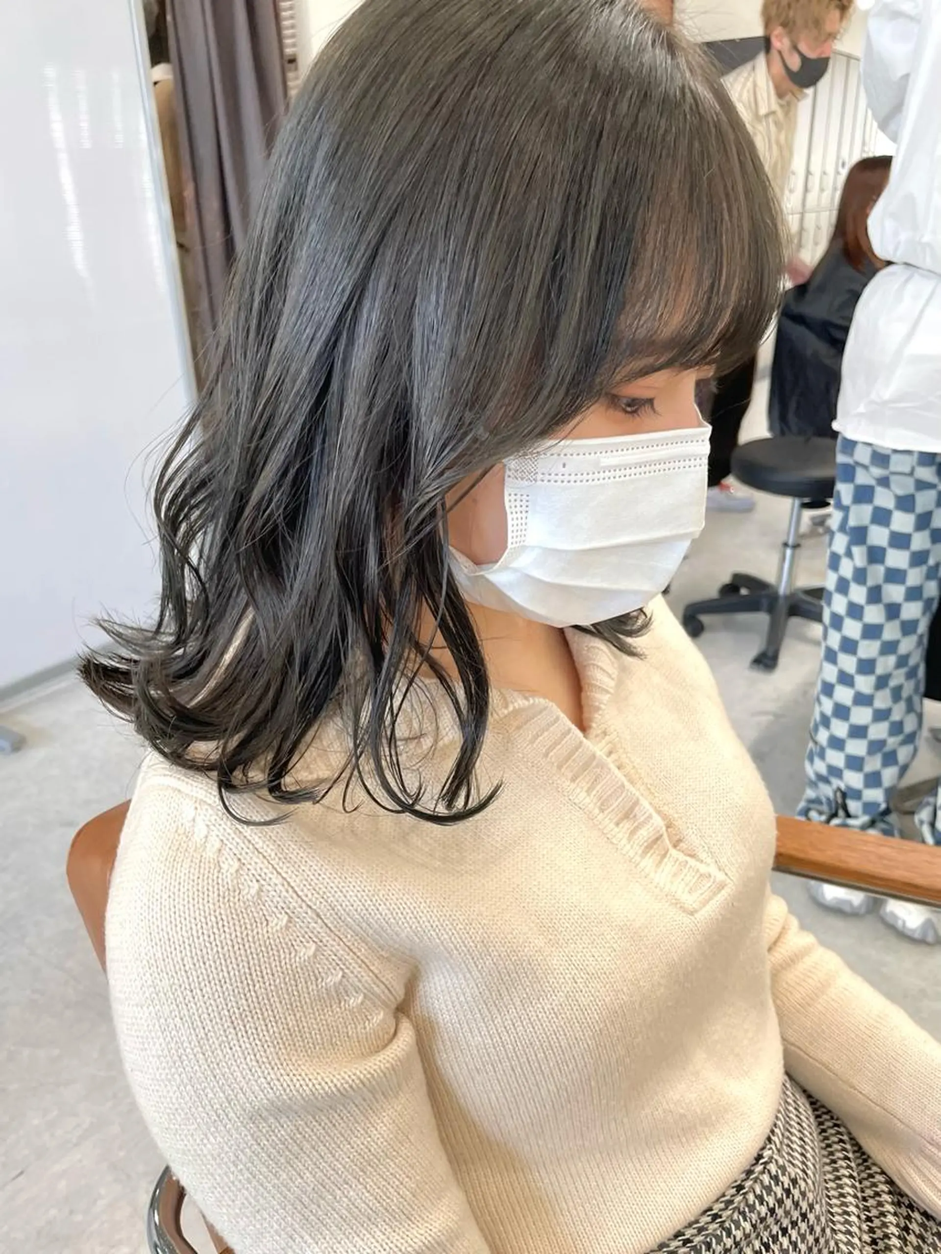 ミディアム カラー ヘアアレンジ メンズ似合わせ🪞 副店長 kotoriのヘアスタイル