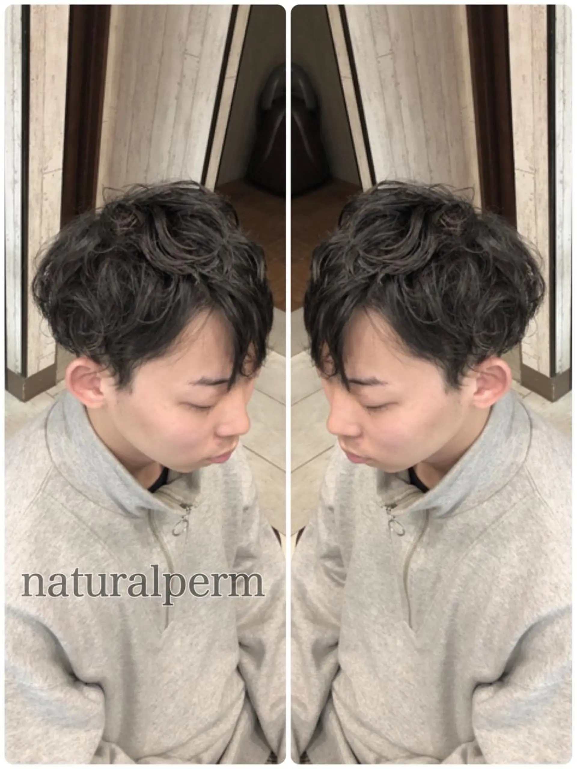 ショート パーマ メンズ メンズパーマ 刈り上げ ツイスパ/メンズ特化 🦋𝑺𝑶𝑵𝑬のヘアスタイル