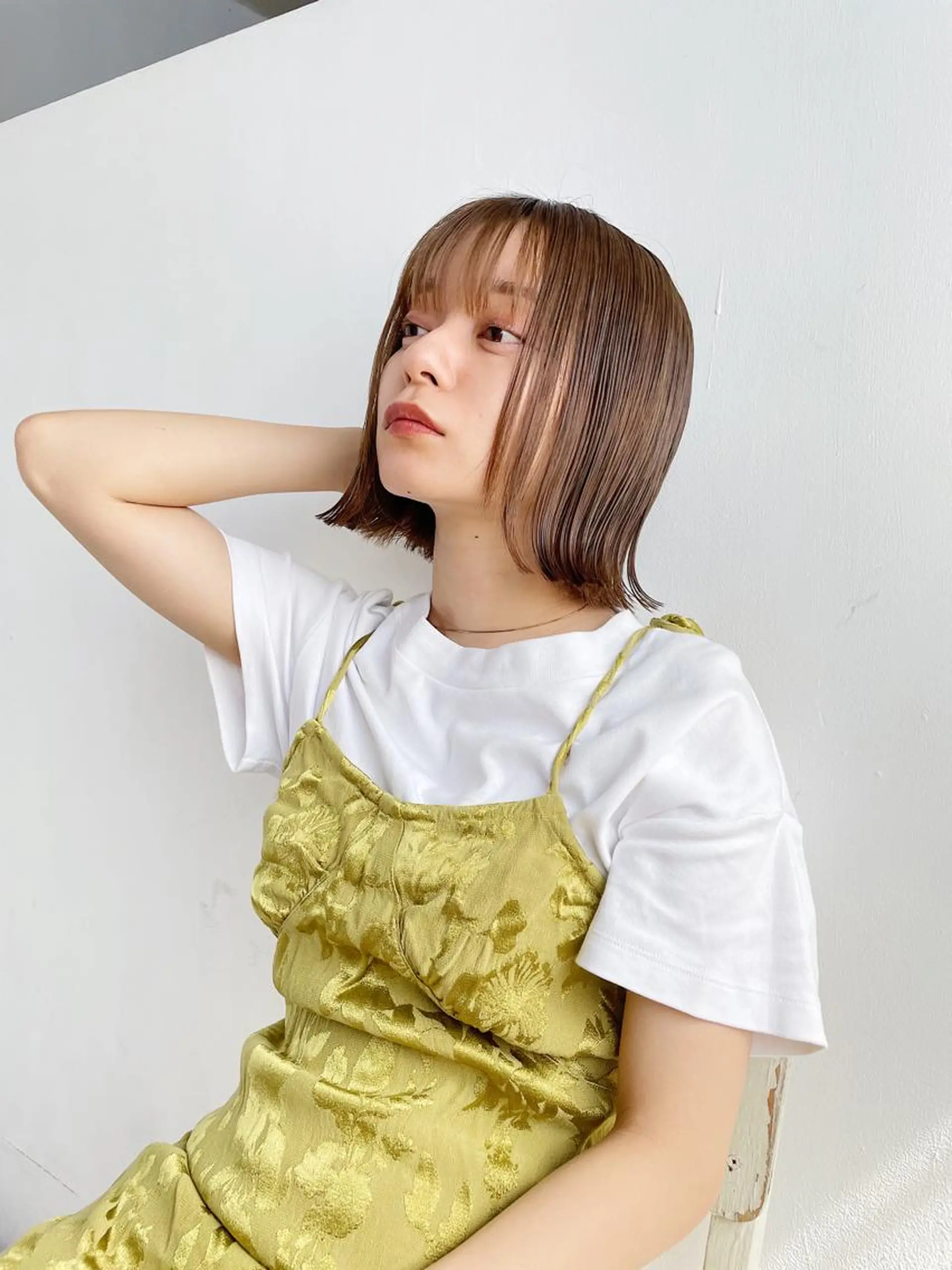 ミディアム 清家 浩貴のヘアスタイル