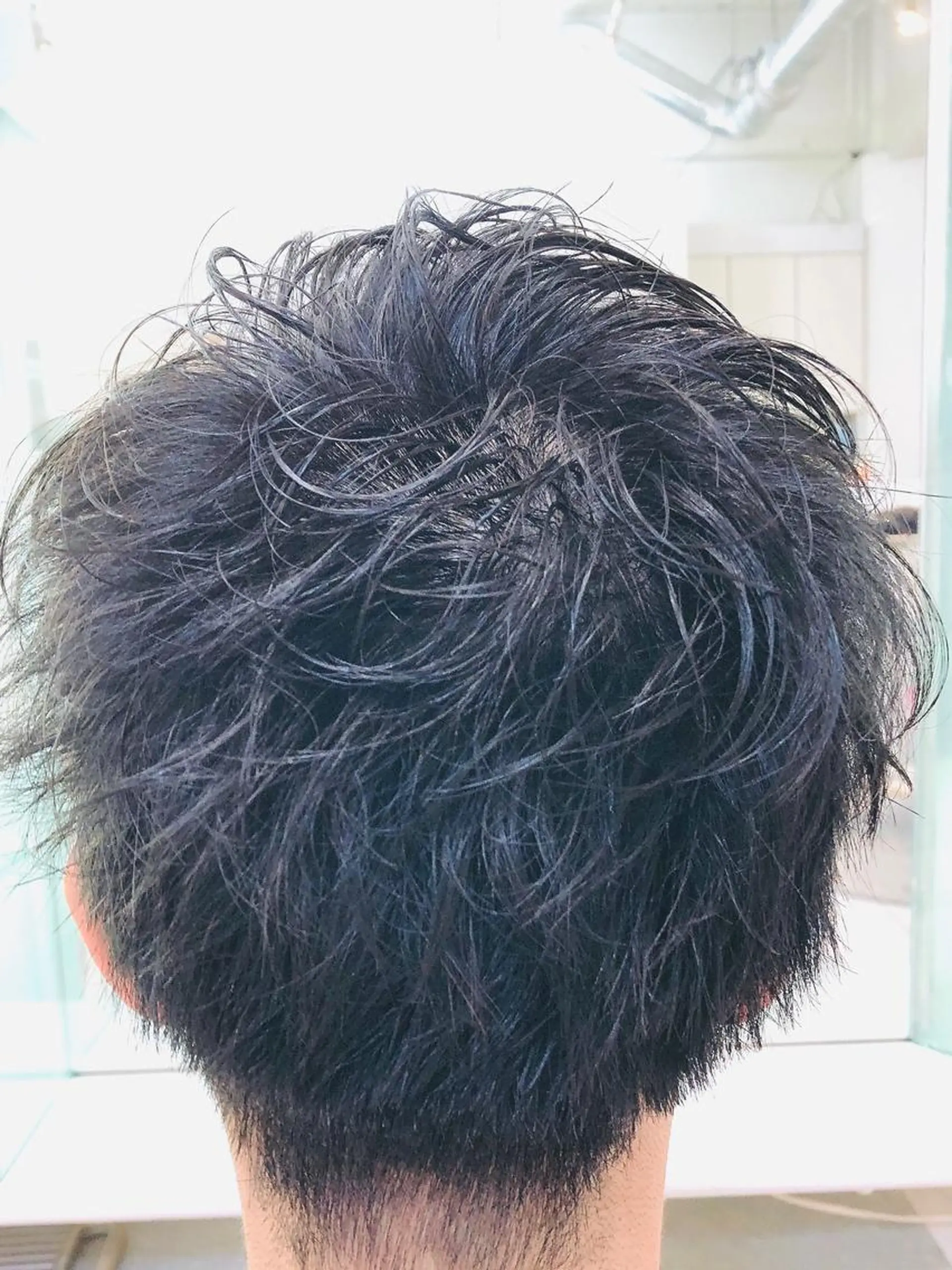 パーマ メンズ カット パーマ 保住 亮太のヘアスタイル