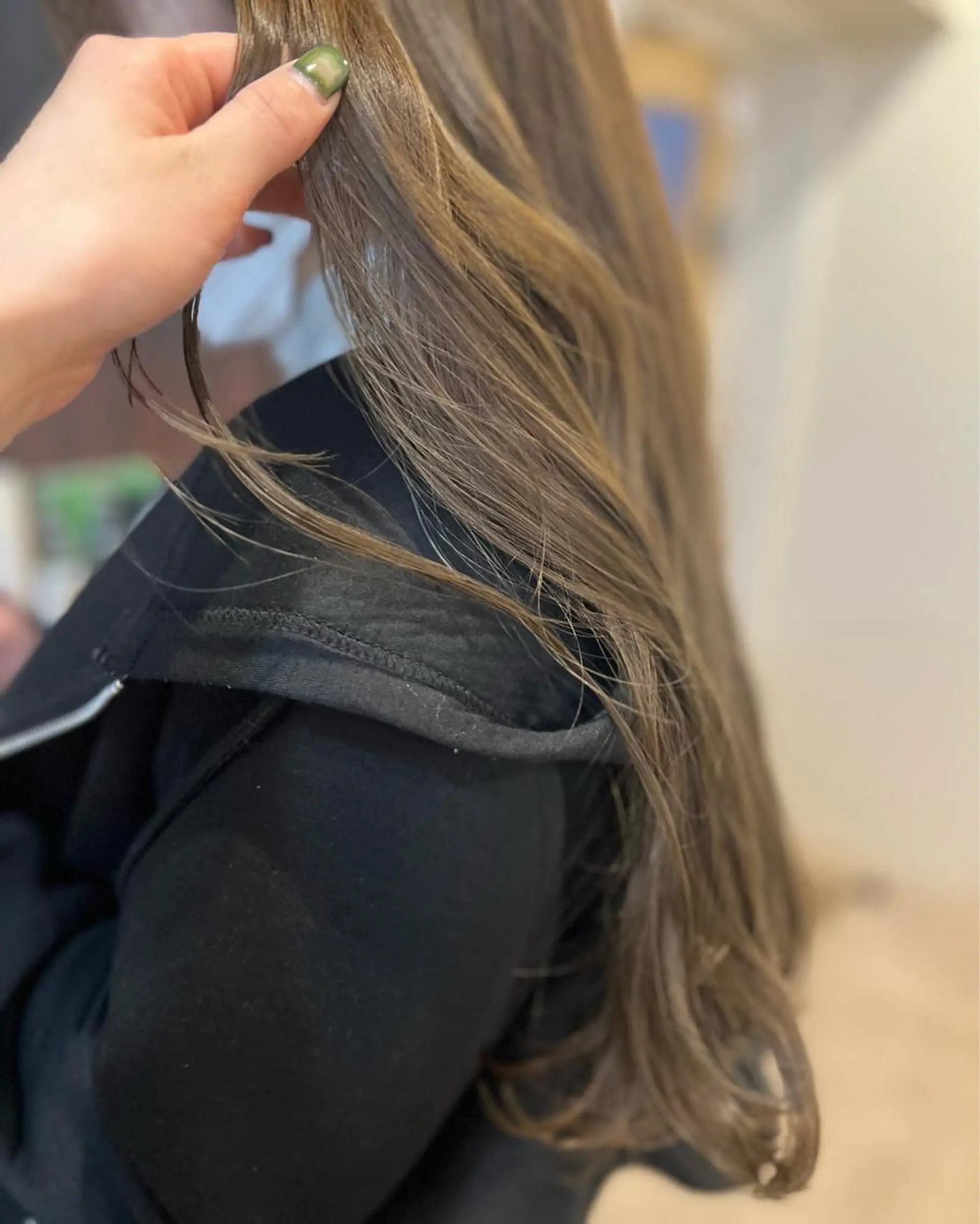 ロング カラー カット ヘアカラー トリートメント トレンドと似合わせ/ マンツーマン/西上楓のヘアスタイル