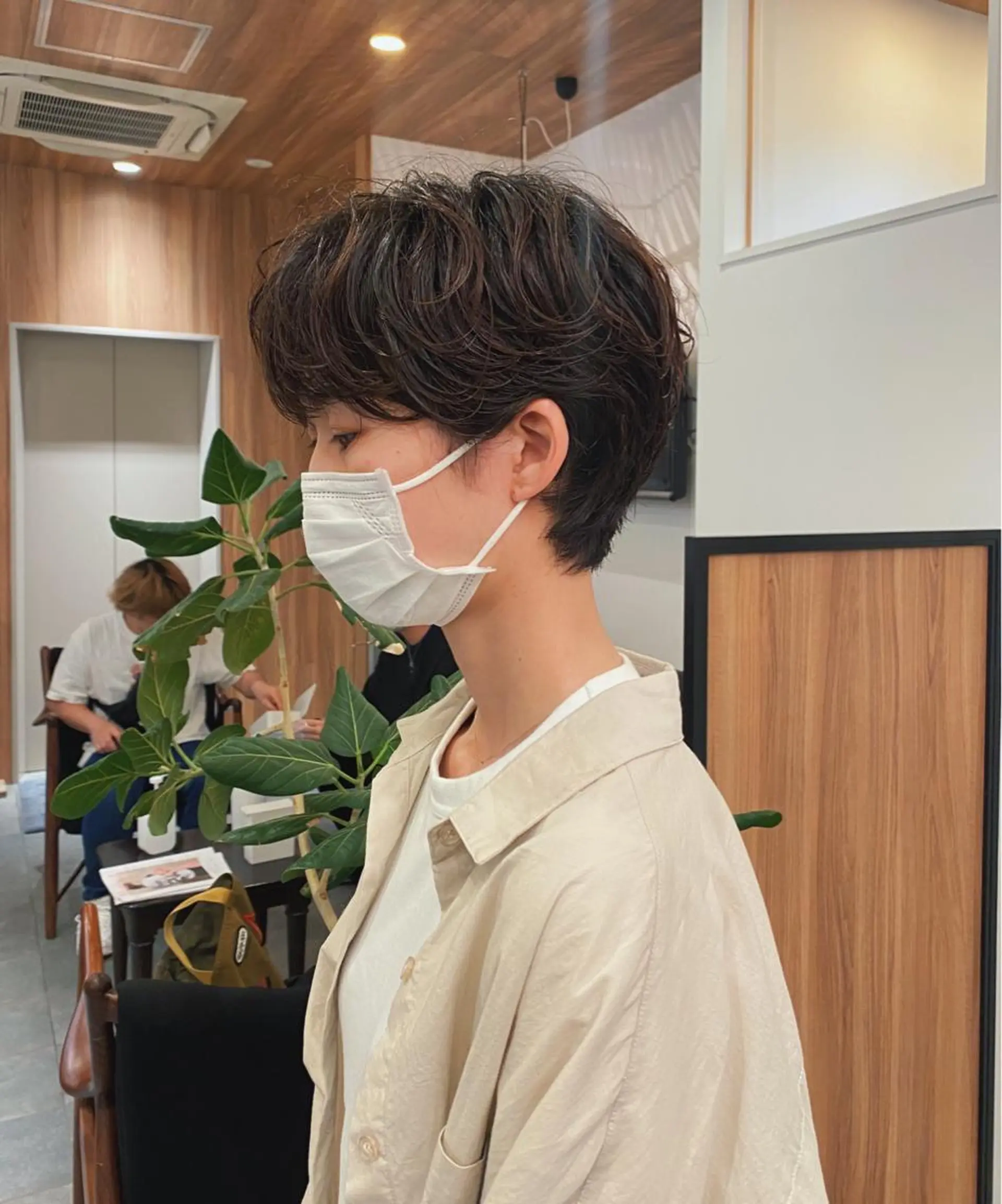 ショート カラー パーマ 髪質改善 🍃服部 雅哉🍃銀座◎のヘアスタイル