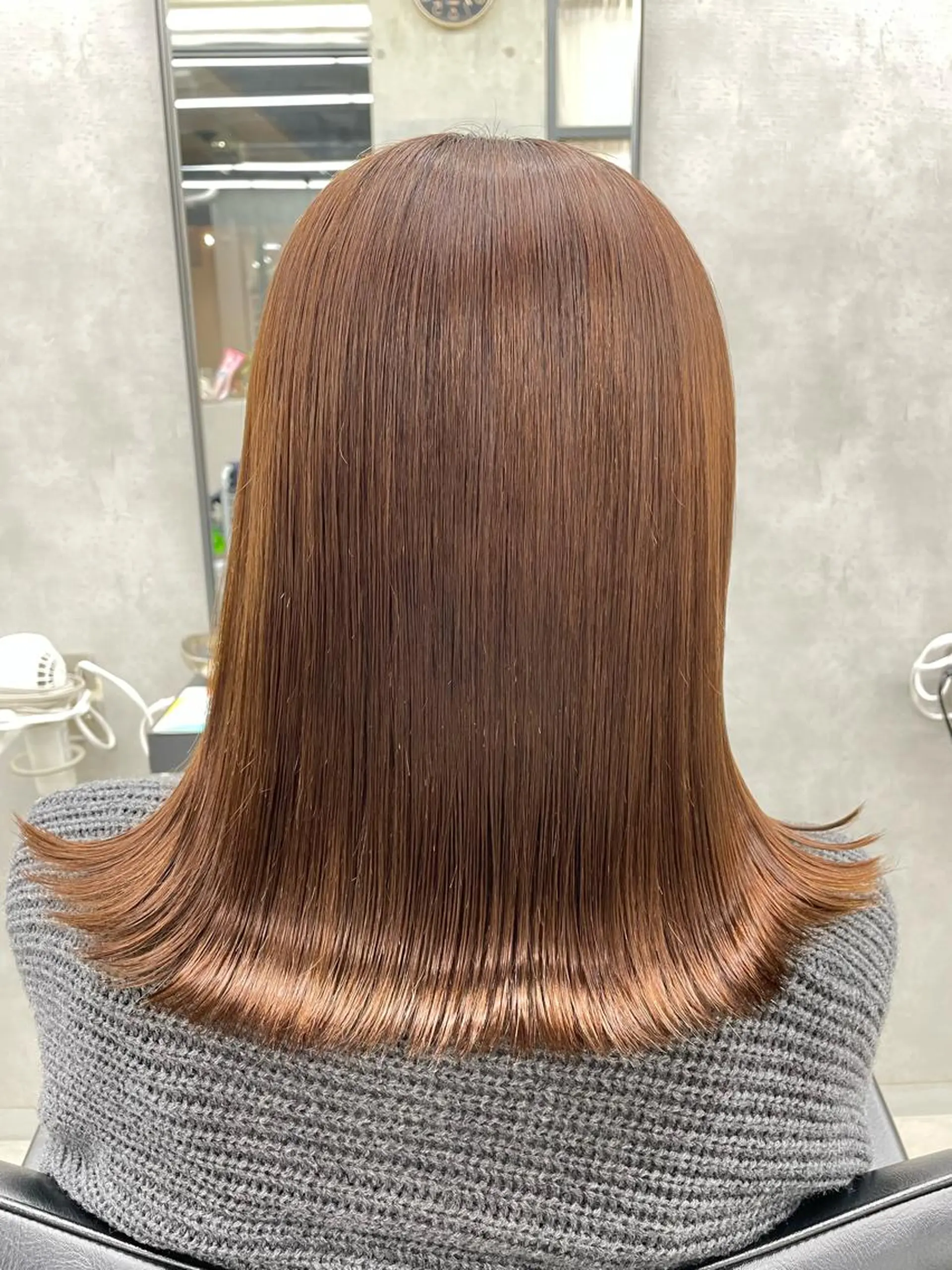 セミロング 髪質改善 縮毛矯正 すぐ巻ける縮毛矯正 🍀勝倉　麗のヘアスタイル