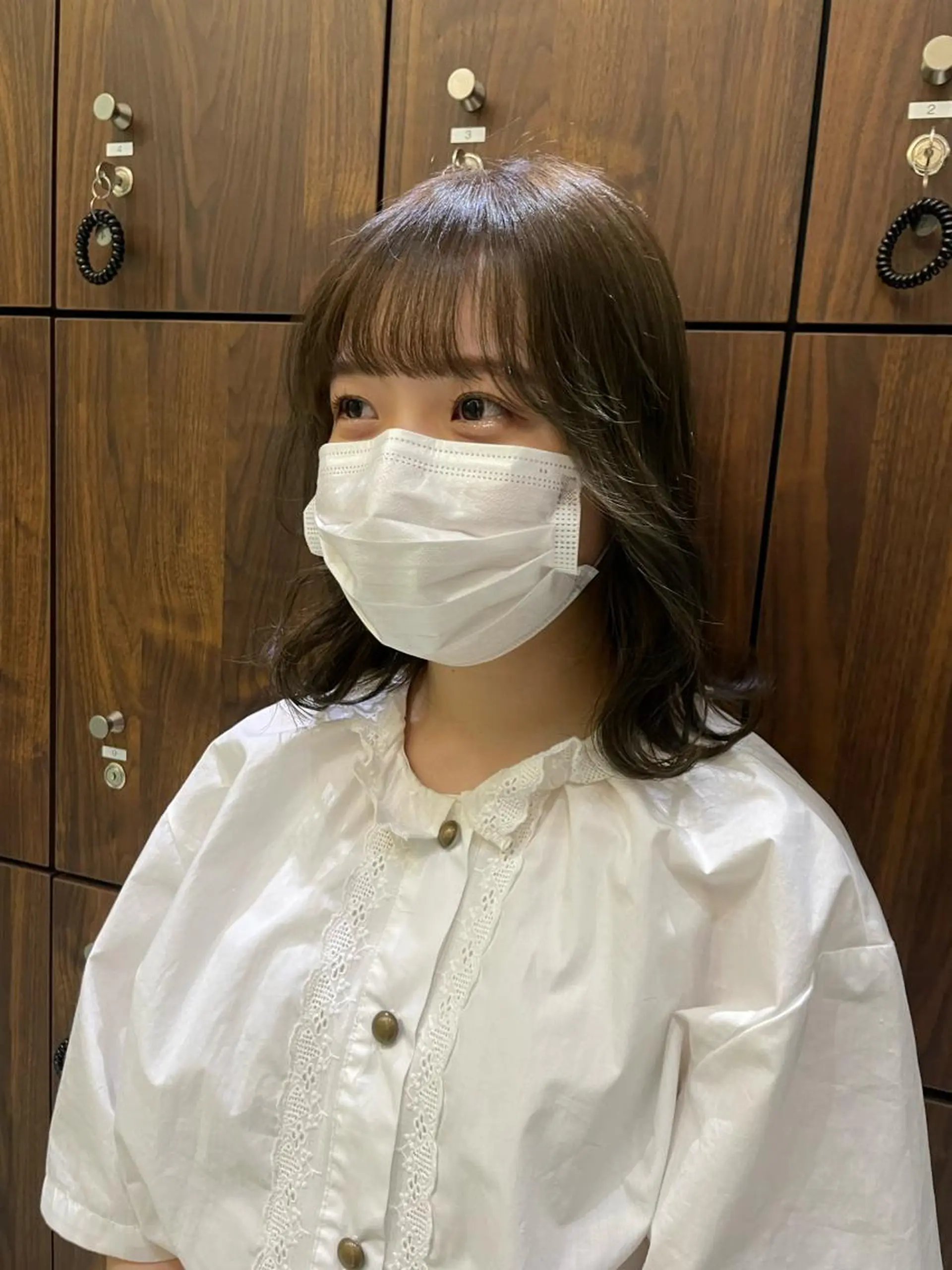 カラー 韓国風パーマ/ オリーブ🇰🇷あゆのヘアスタイル