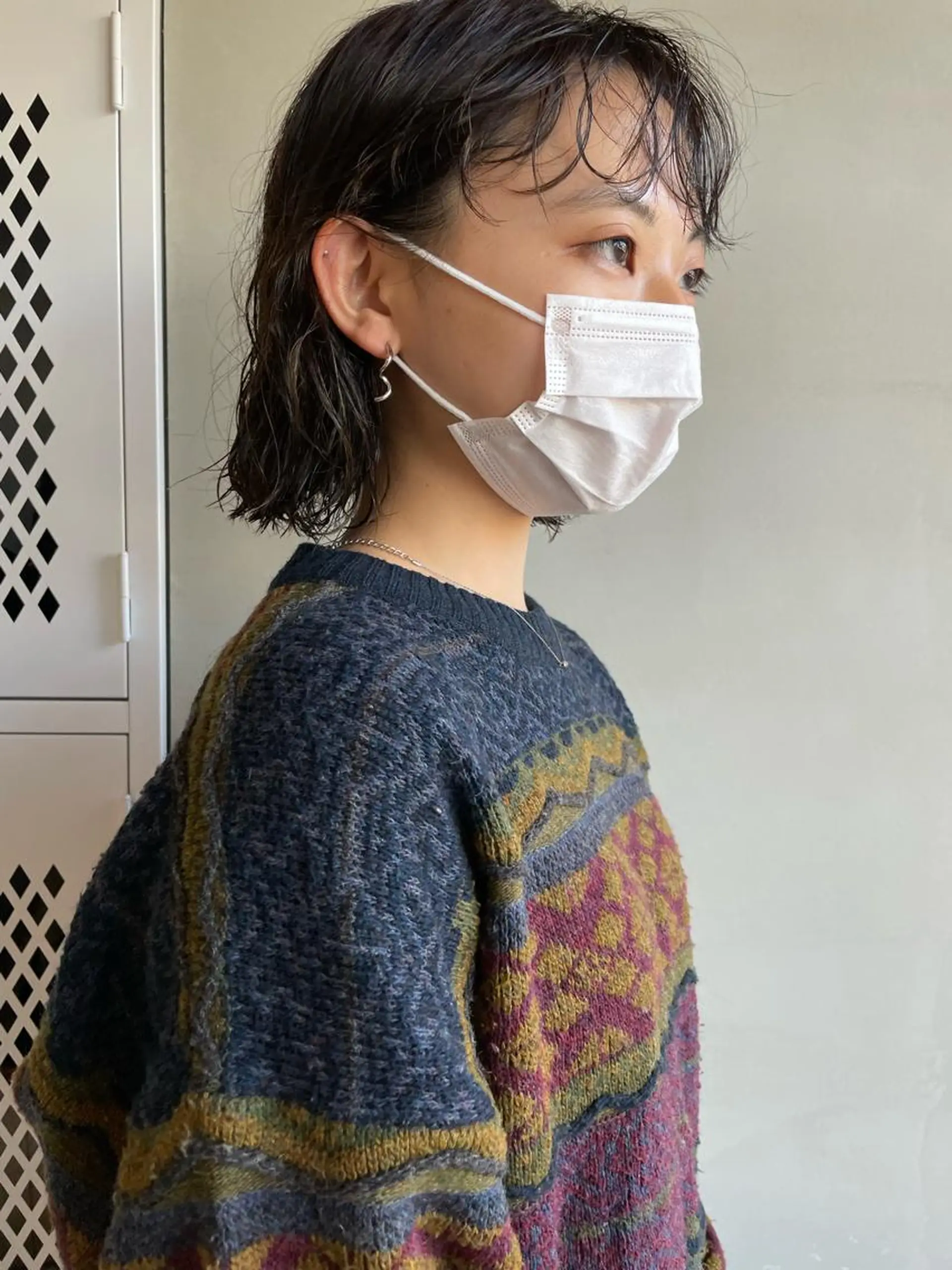 ミディアム パーマ tuna   トゥナ所属・藤川 暖士のヘアスタイル