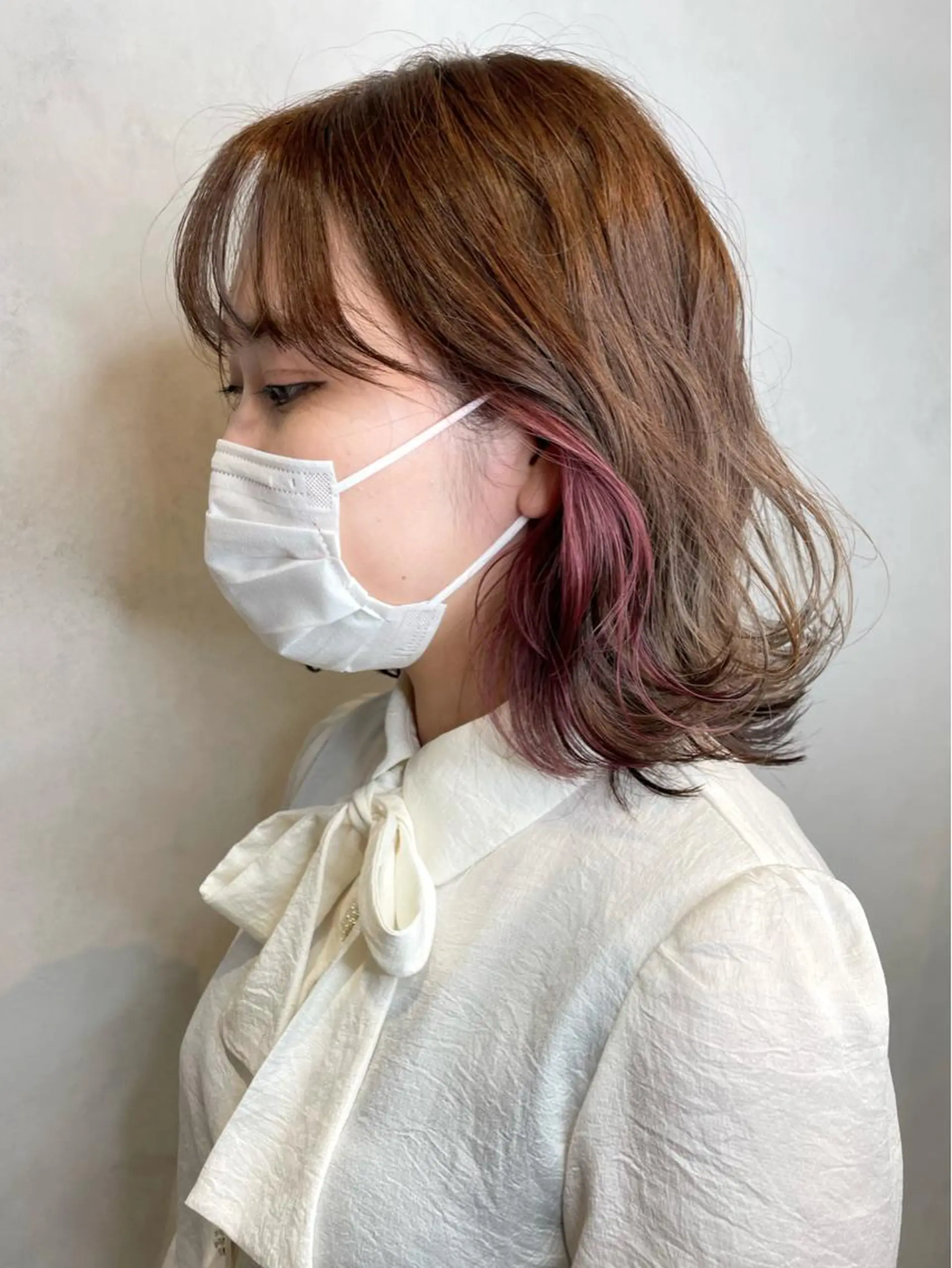 ミディアム カラー ヘアアレンジ ブリーチ カット ヘアカラー トリートメント 💎✨️NoVal by siestaのヘアスタイル