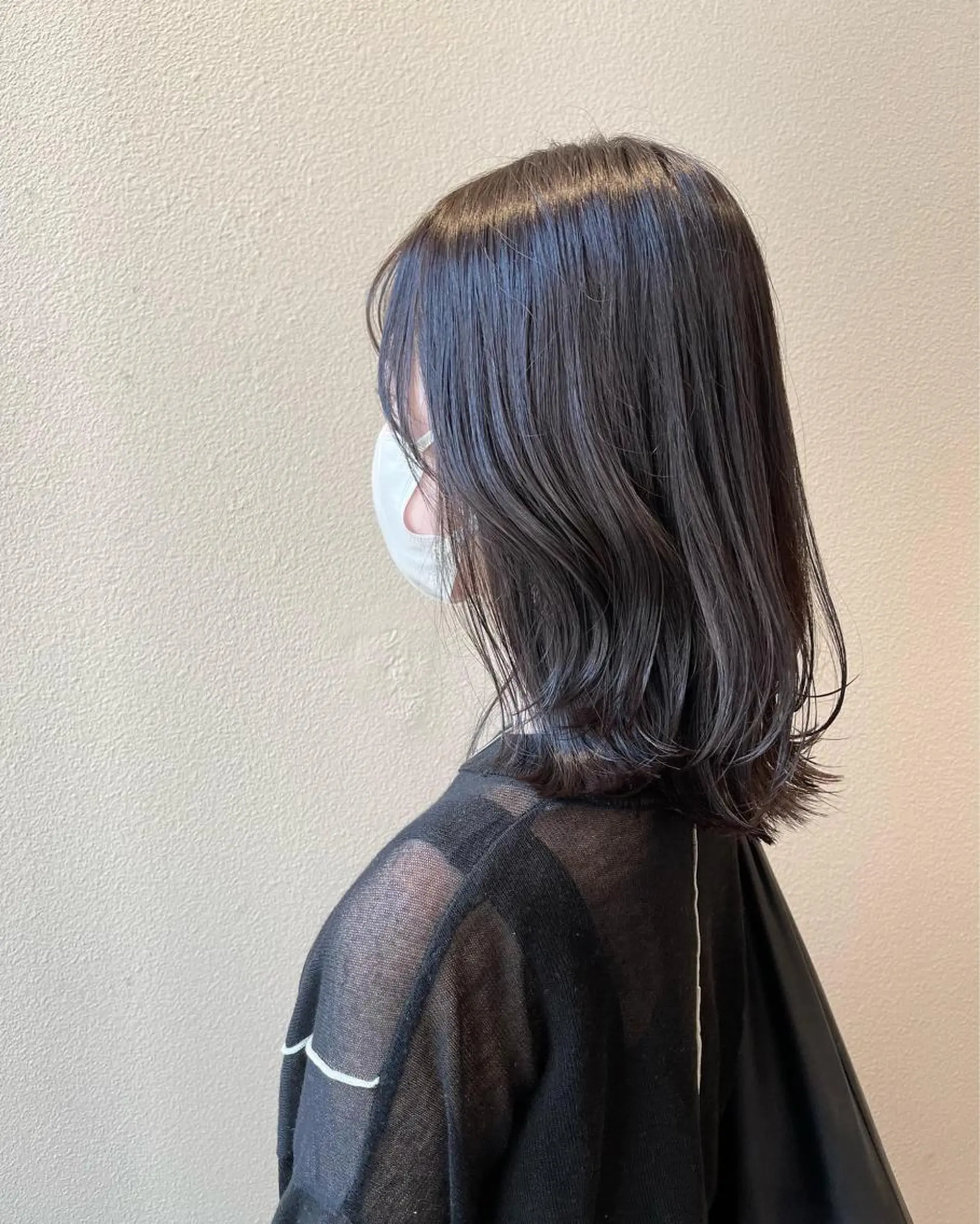 ミディアム カラー カット ヘアカラー トレンド/顔まわり/ レイヤー/髪質改善のヘアスタイル