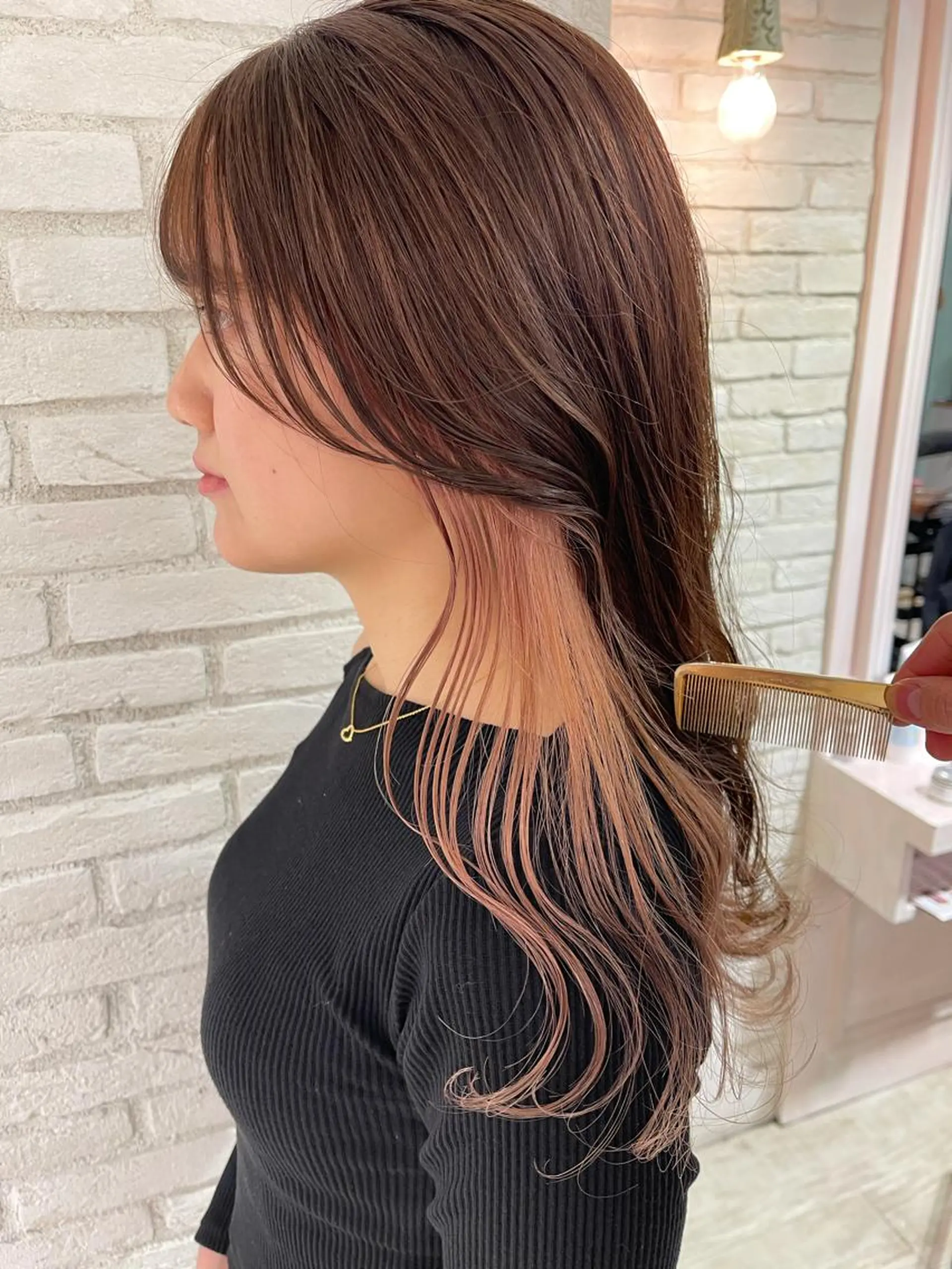 ロング カラー ヘアアレンジ レイヤー&カラー 人気美容師倉崎涼のヘアスタイル