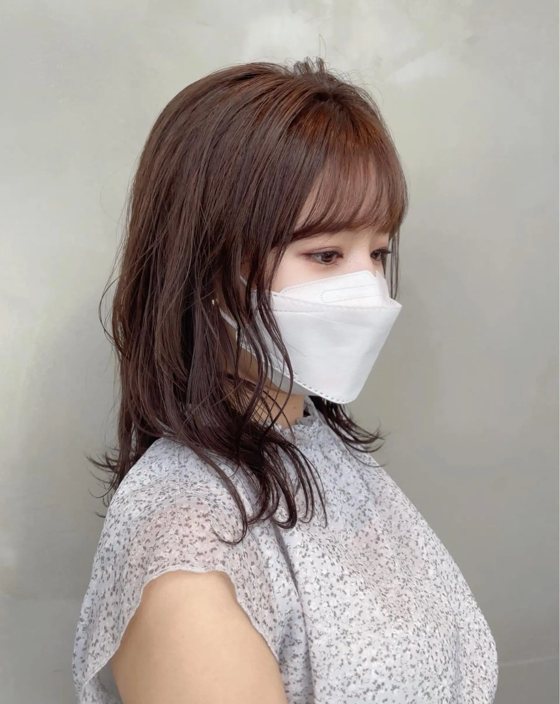 ミディアム カラー 韓国ヘア 店長NEGIのヘアスタイル