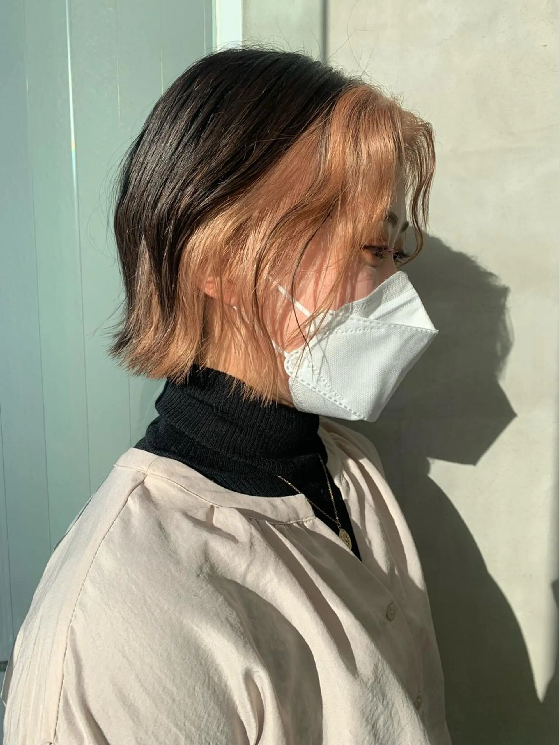 ミディアム カラー suu所属・🐝 hachi🐝のヘアスタイル