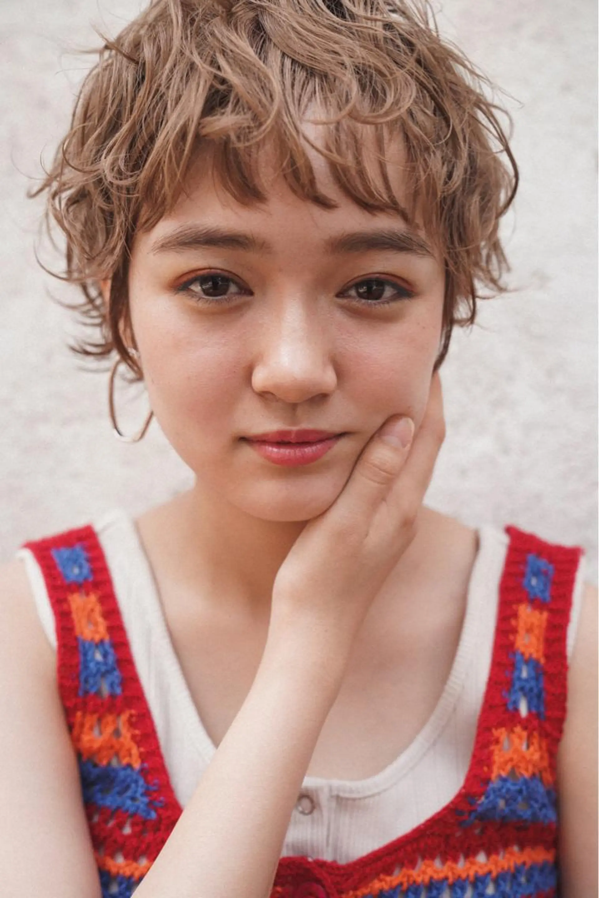 ショート カラー ショートヘア 岡安優太 顔まわり似合せが得意のヘアスタイル