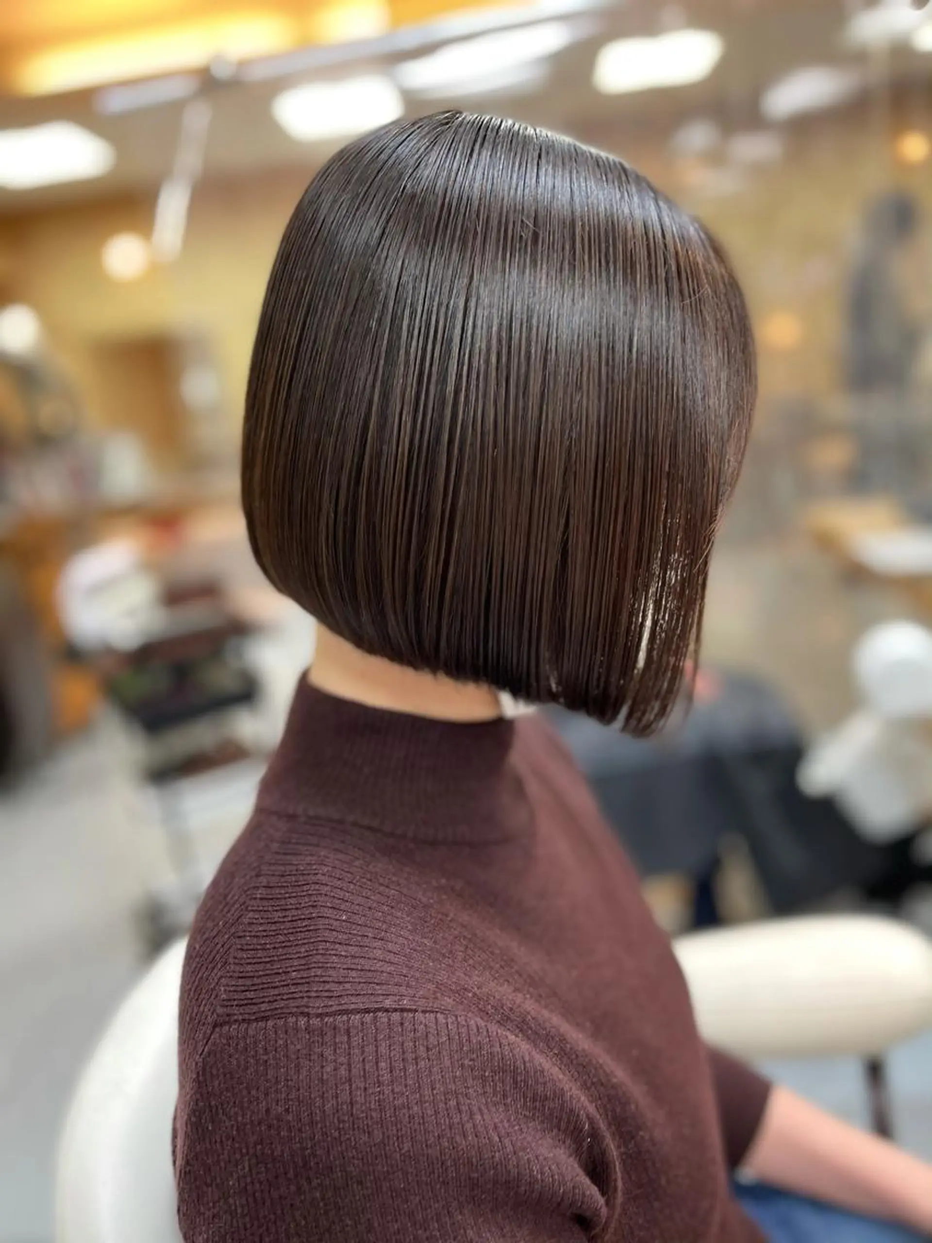 ミディアム パーマ カット トリートメント 髪質改善/縮毛矯正 /ブリーチ矯正/岡部のヘアスタイル