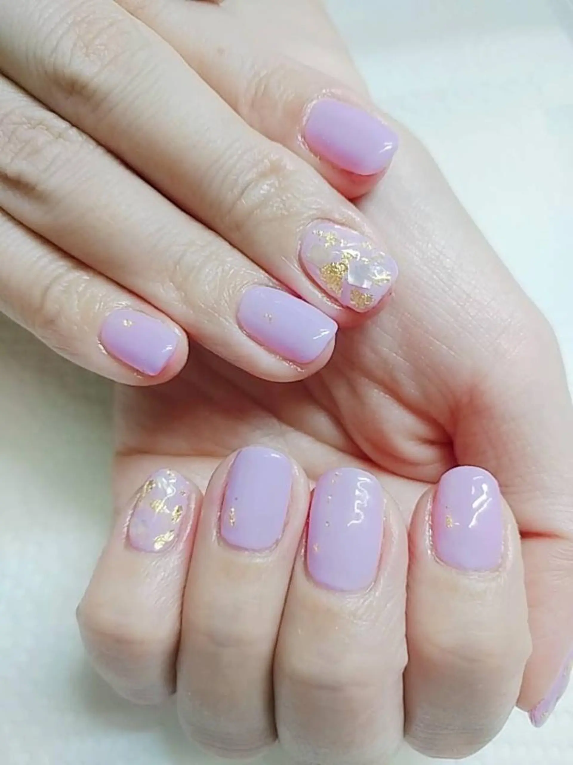 ネイル ゴールド プライベートサロン Rosy Lilyのネイルデザイン
