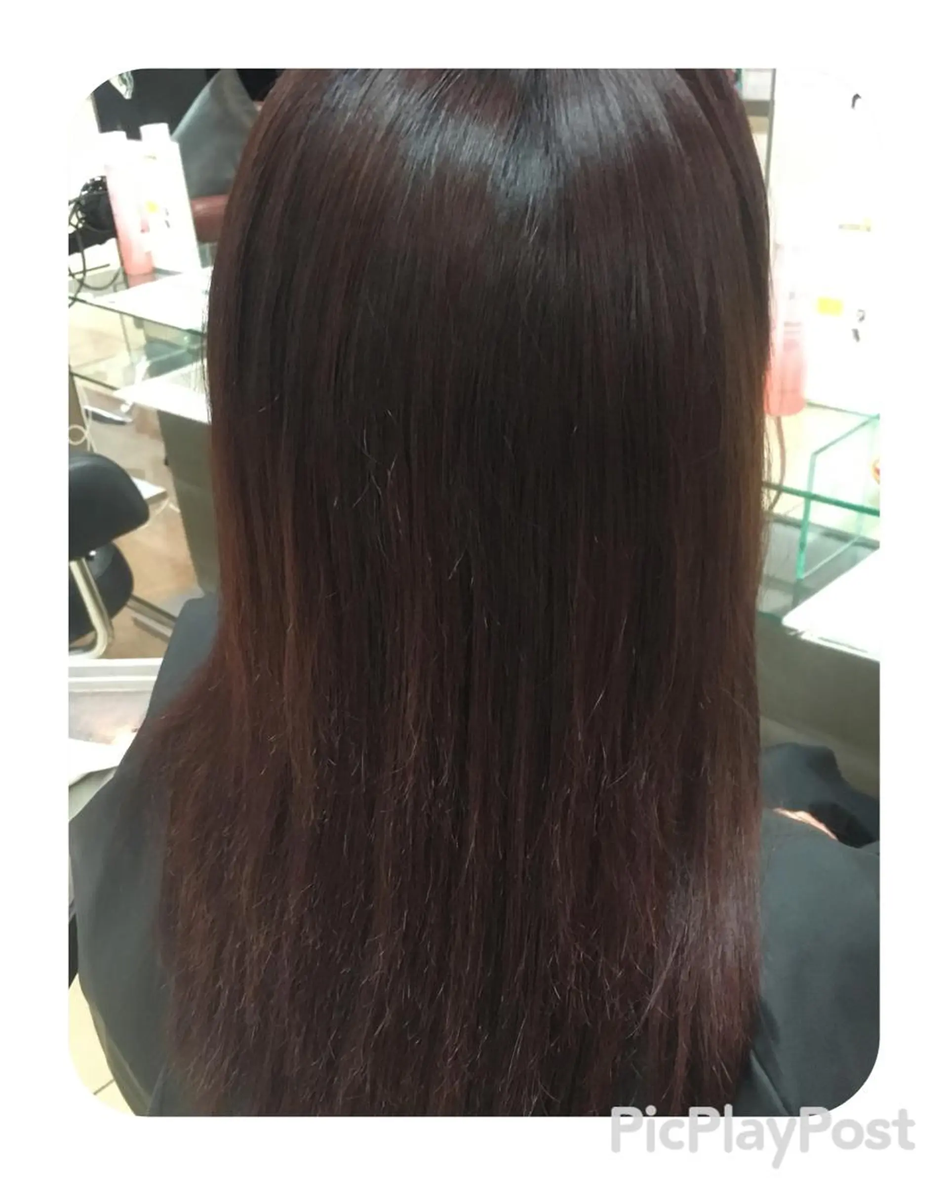 ロング カラー 斎藤 みくのヘアスタイル