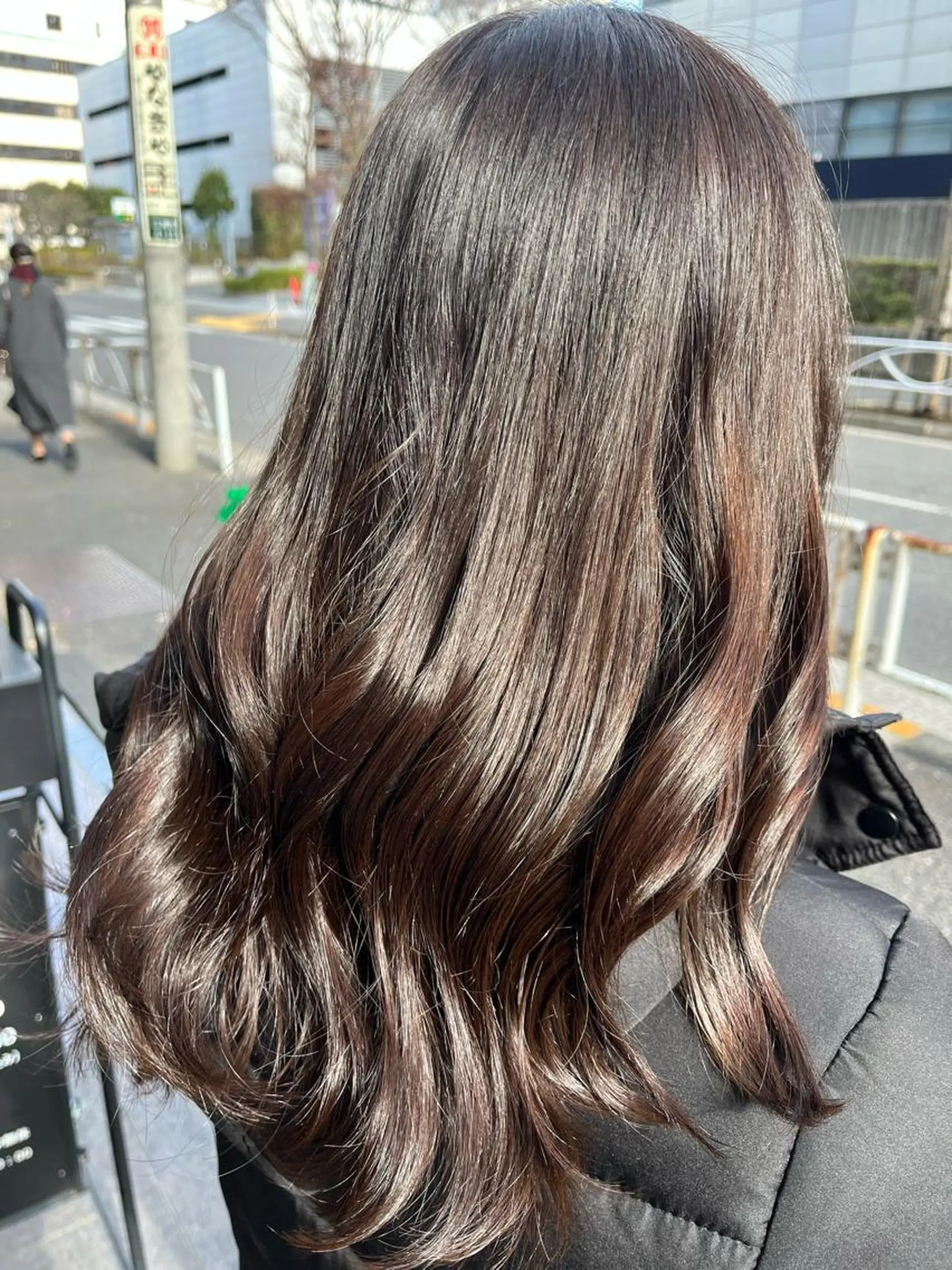 ロング カラー カット トリートメント 🧸くまがい りお🤍のヘアスタイル