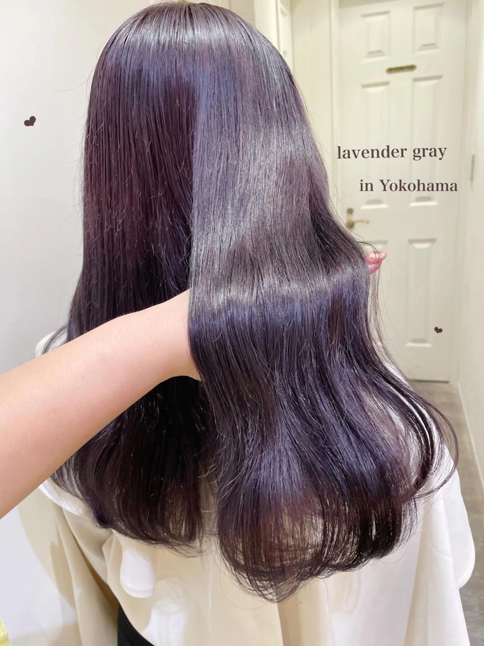 ロング カラー ブリーチ ラベンダーカラー ピンクカラー エクステ/ハイトーン 🐏☁️miminaのヘアスタイル