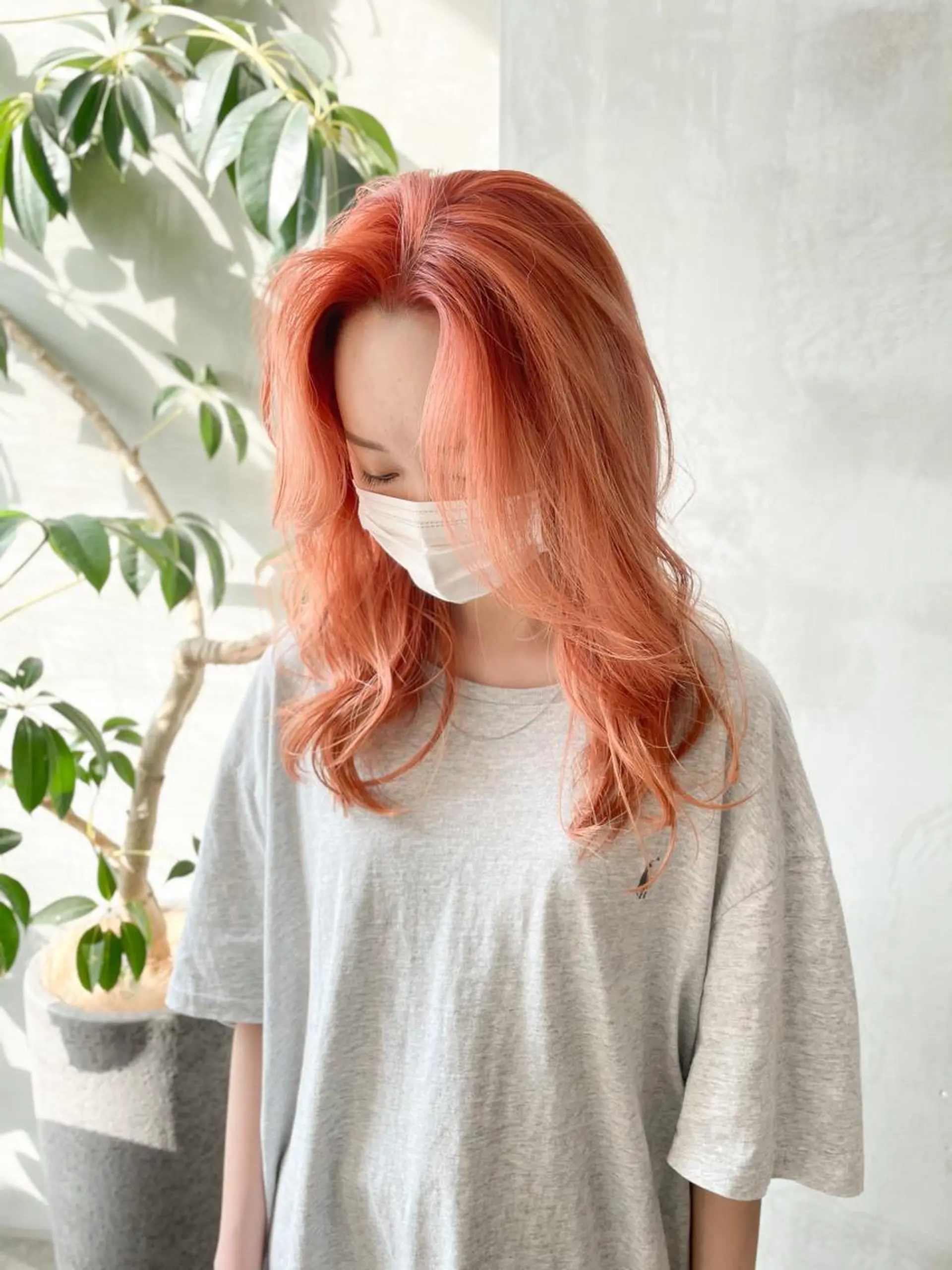 ミディアム カラー 韓国ヘア 店長NEGIのヘアスタイル