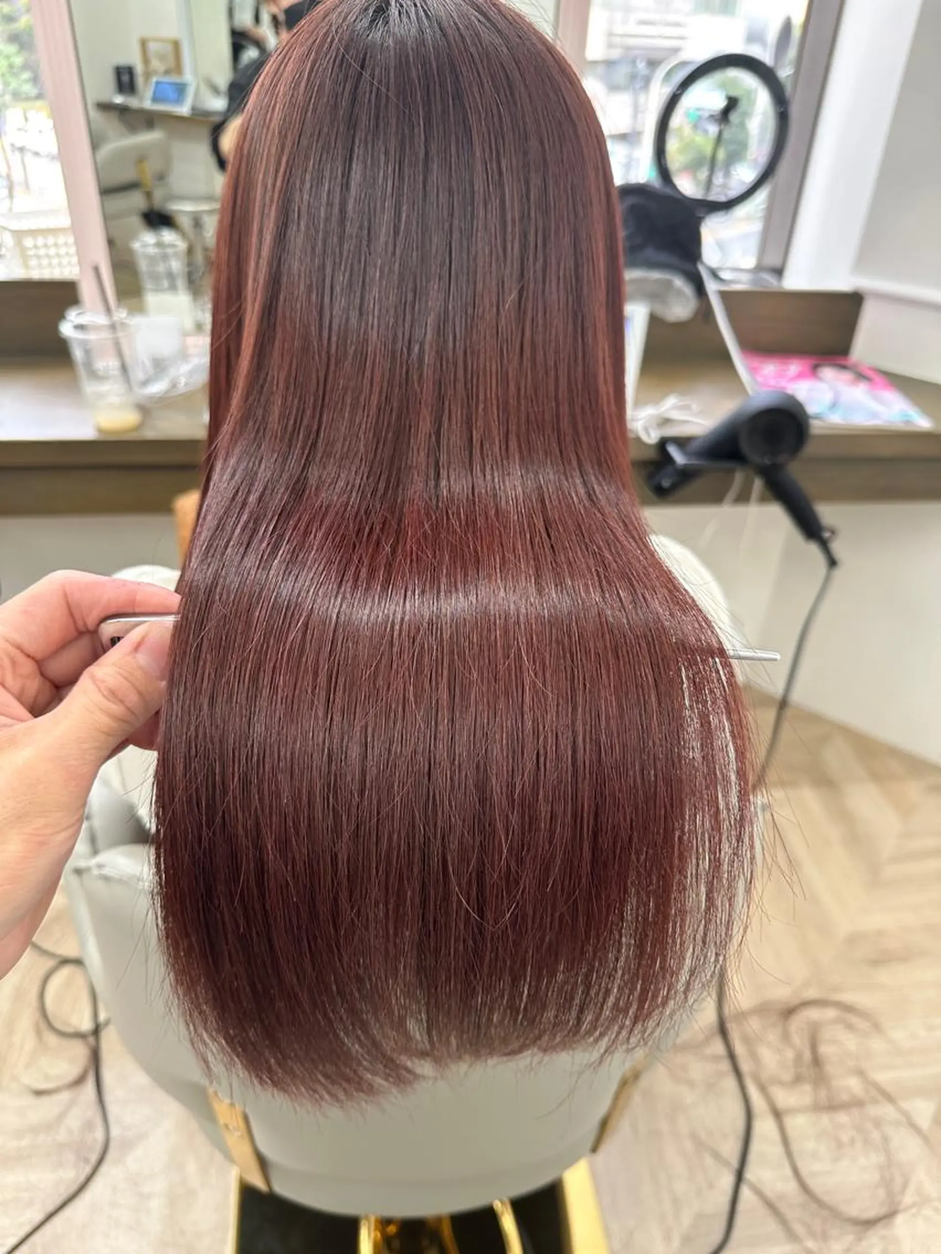 ロング カラー ✨️美髪矯正×似合わ せ艶カラー✨藤田透のヘアスタイル