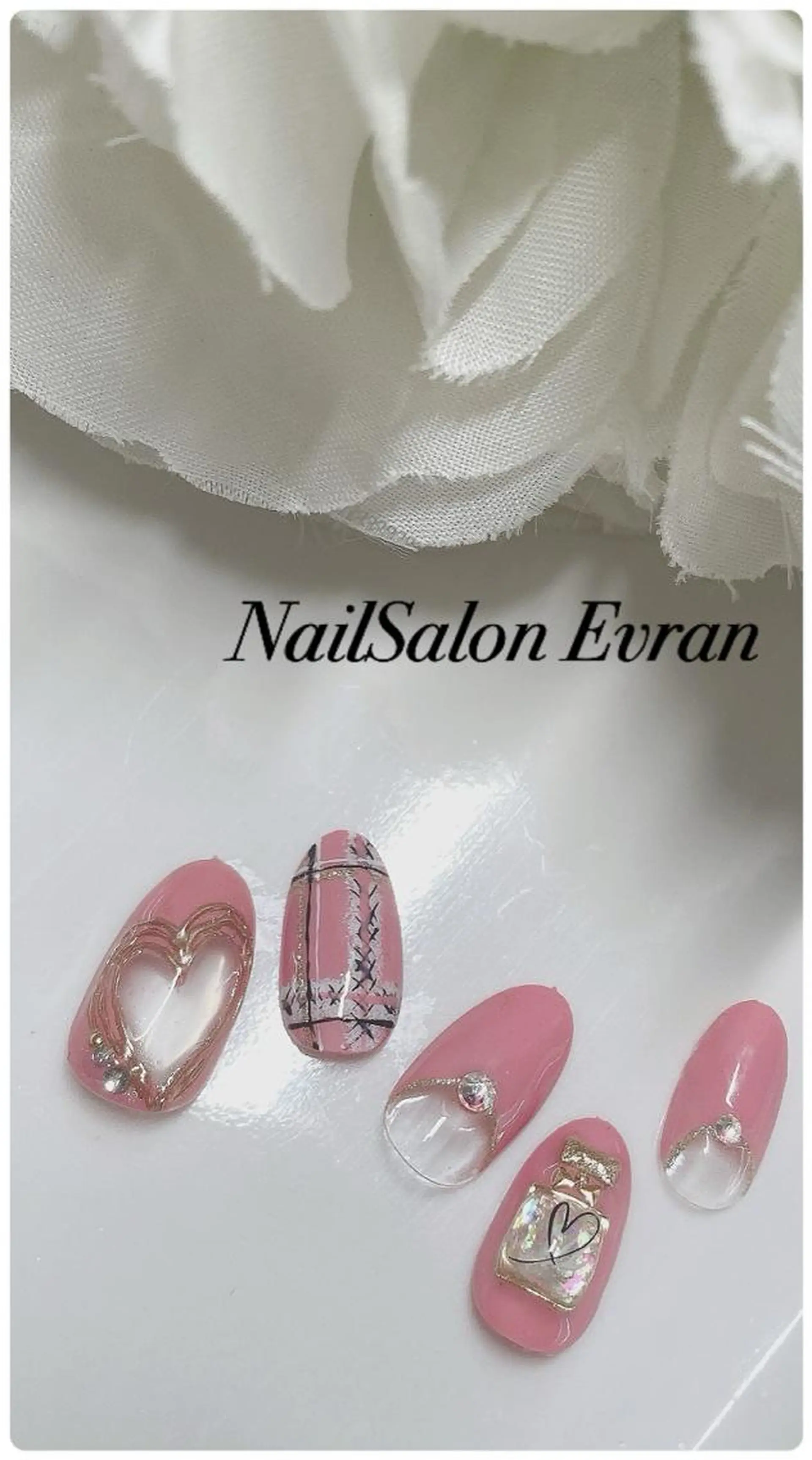 ネイル ネイルチップ ハンドネイル Nail salon Evranのネイルデザイン