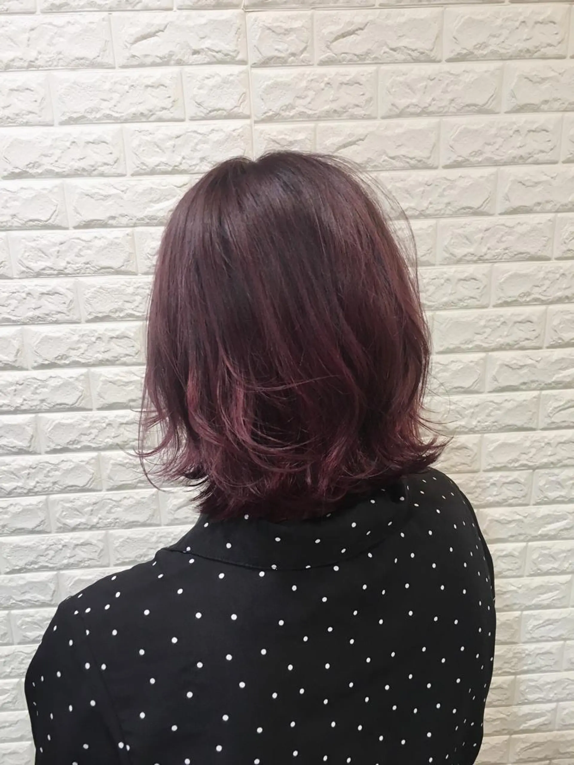 ミディアム カラー ヘアアレンジ 🌿‬ ܸAir 透明感🌱西村知佳のヘアスタイル