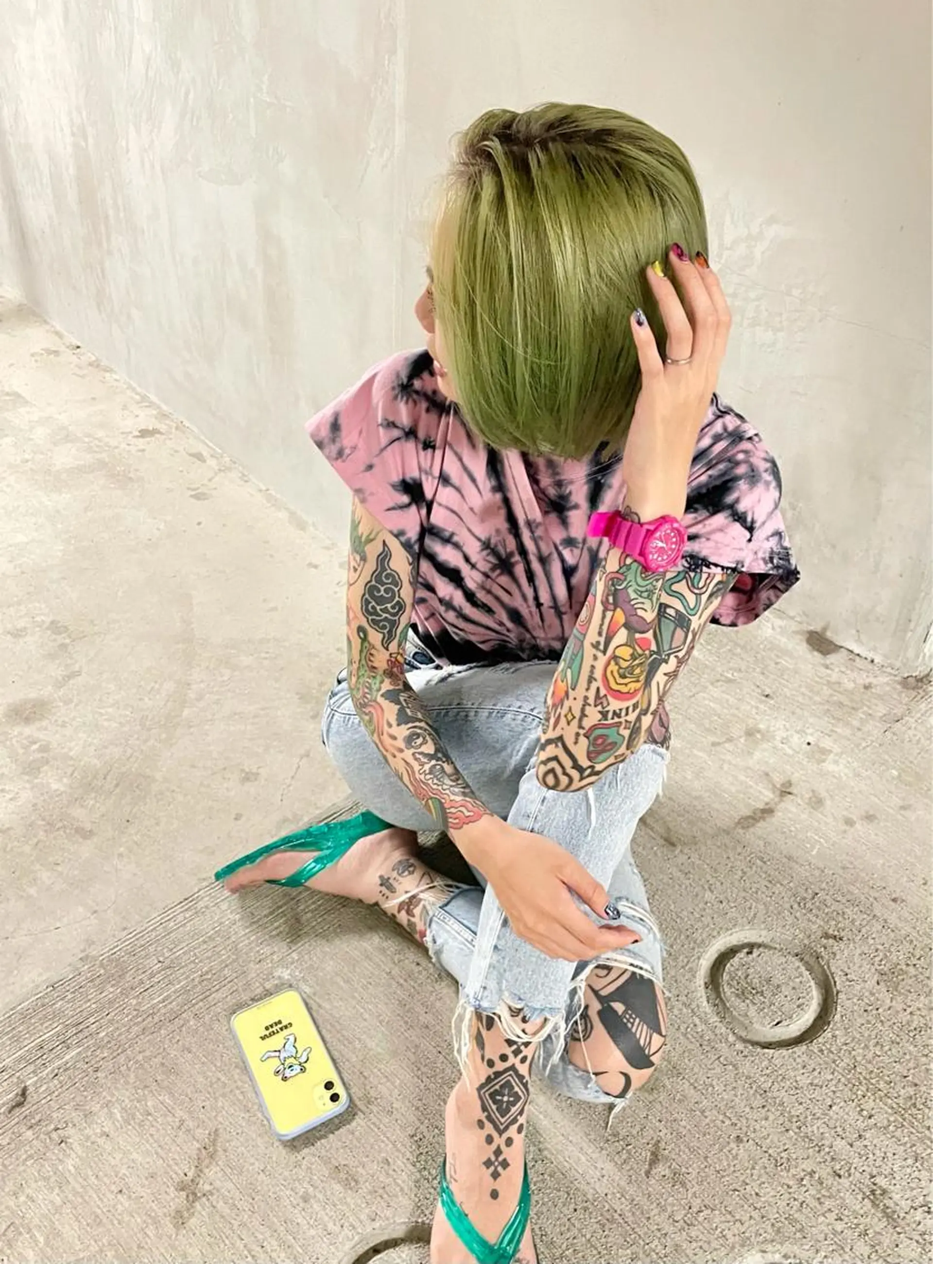 ショート カラー 🌈🌸あおき みちる🌟💗のヘアスタイル