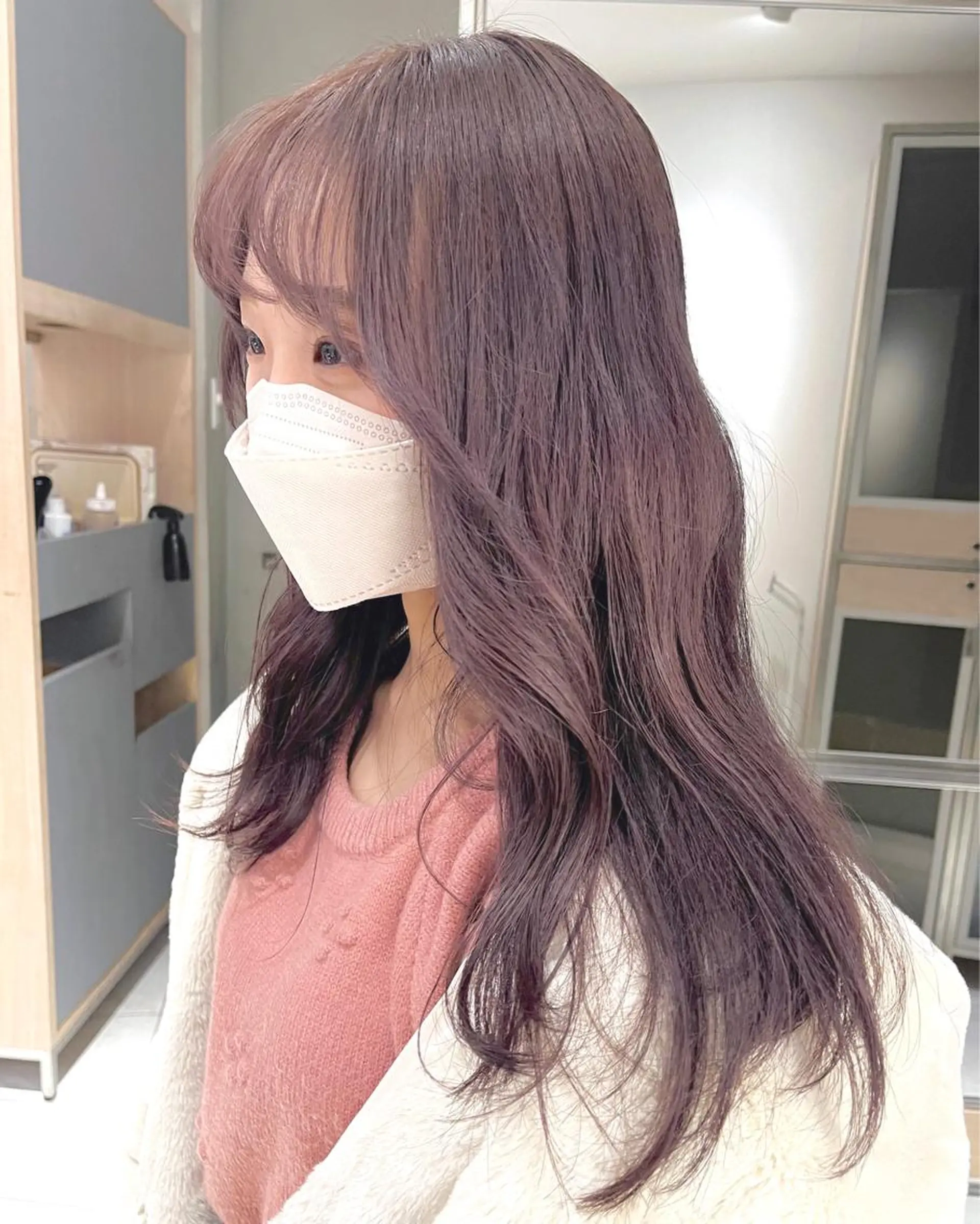 ロング カラー ブリーチ カット ヘアカラー トリートメント ヘッドスパ 🎀艶モテカラー🎀 彩季のヘアスタイル