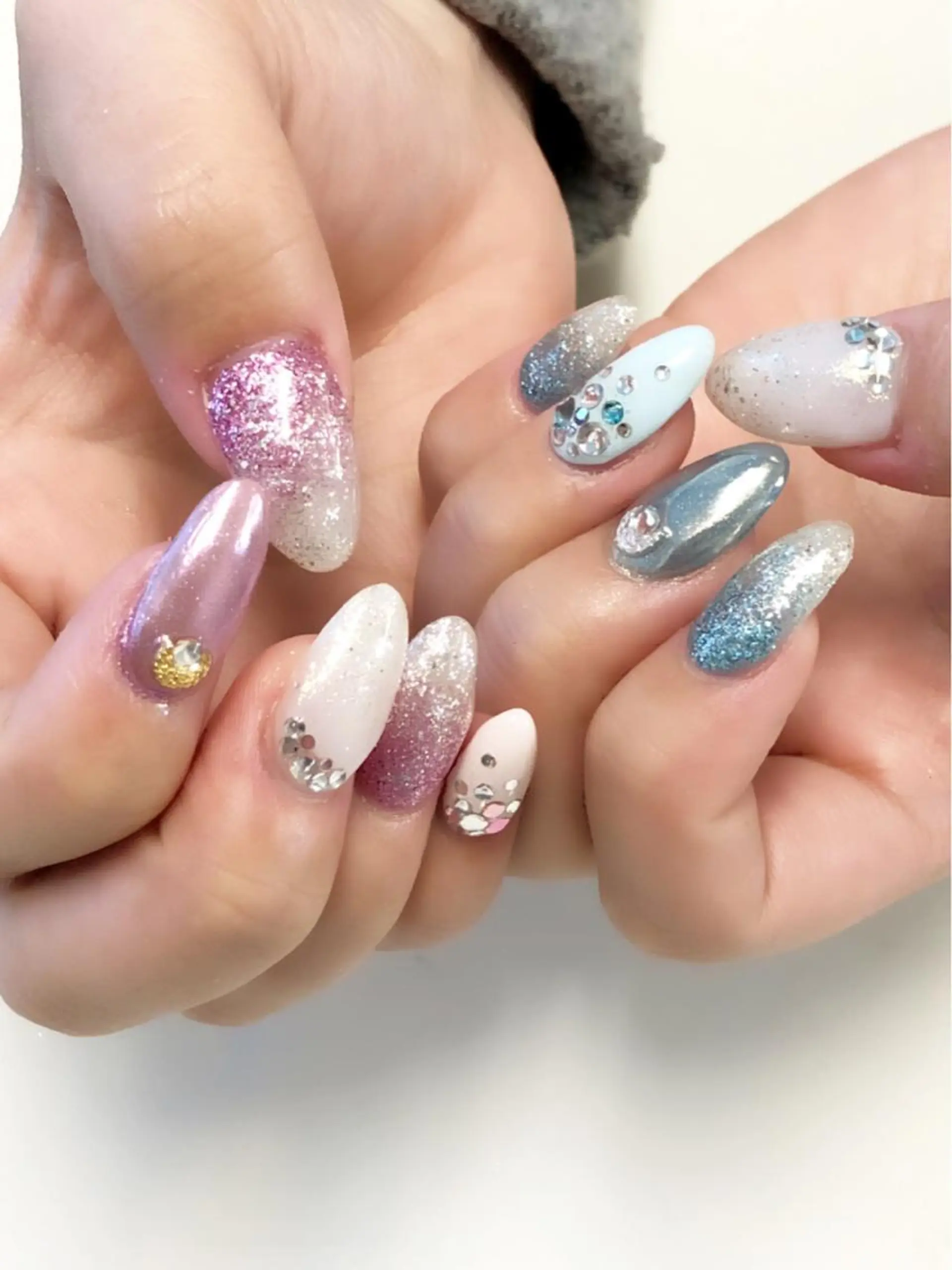 ネイル キラキラネイル ミラーネイル KIREIE NAILSのネイルデザイン