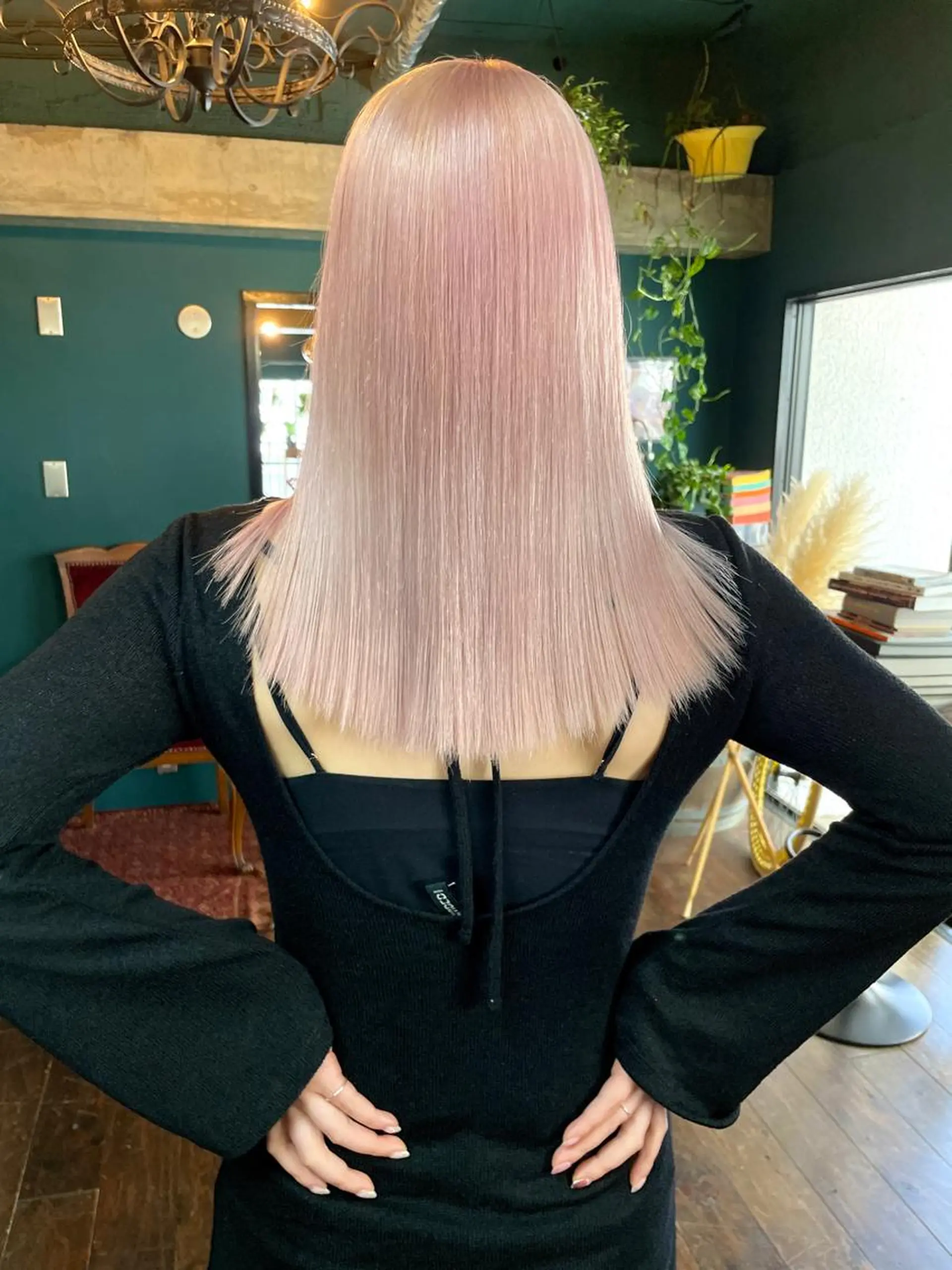 セミロング カット ヘアカラー トリートメント vivre libreのヘアスタイル