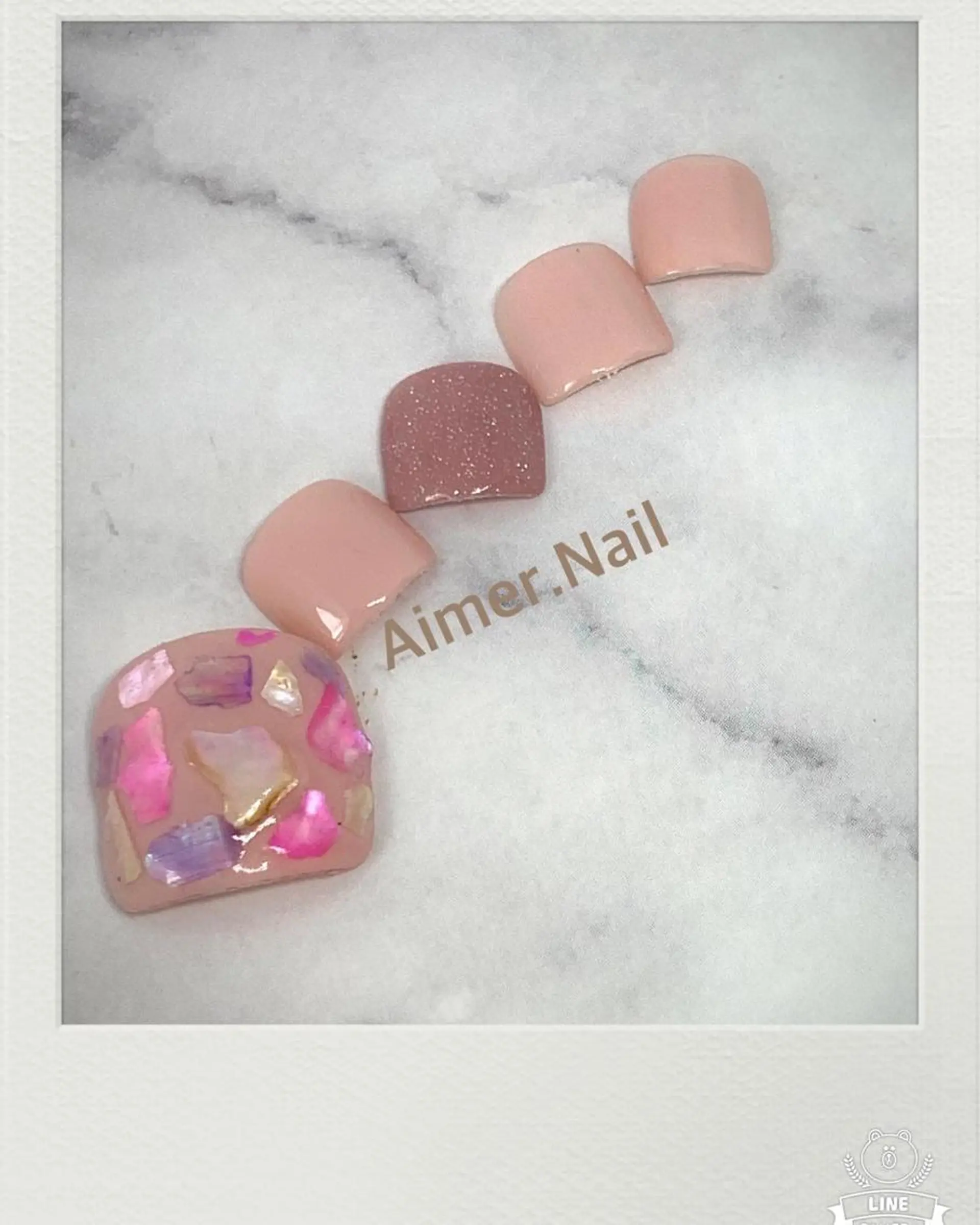 ネイル フットネイル フットネイル Aimer. Nailのネイルデザイン