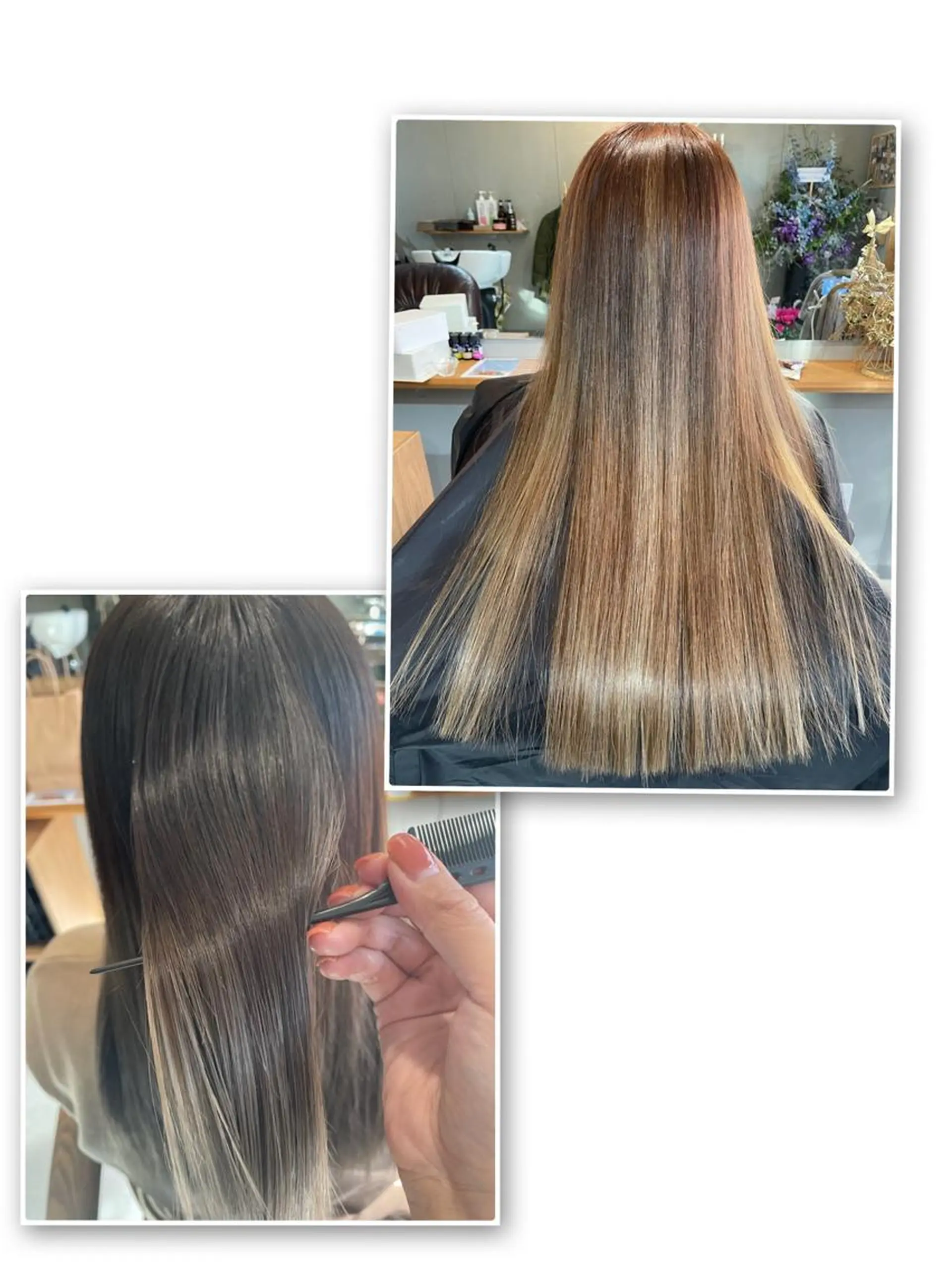 ロング 阪本 亜由美のヘアスタイル