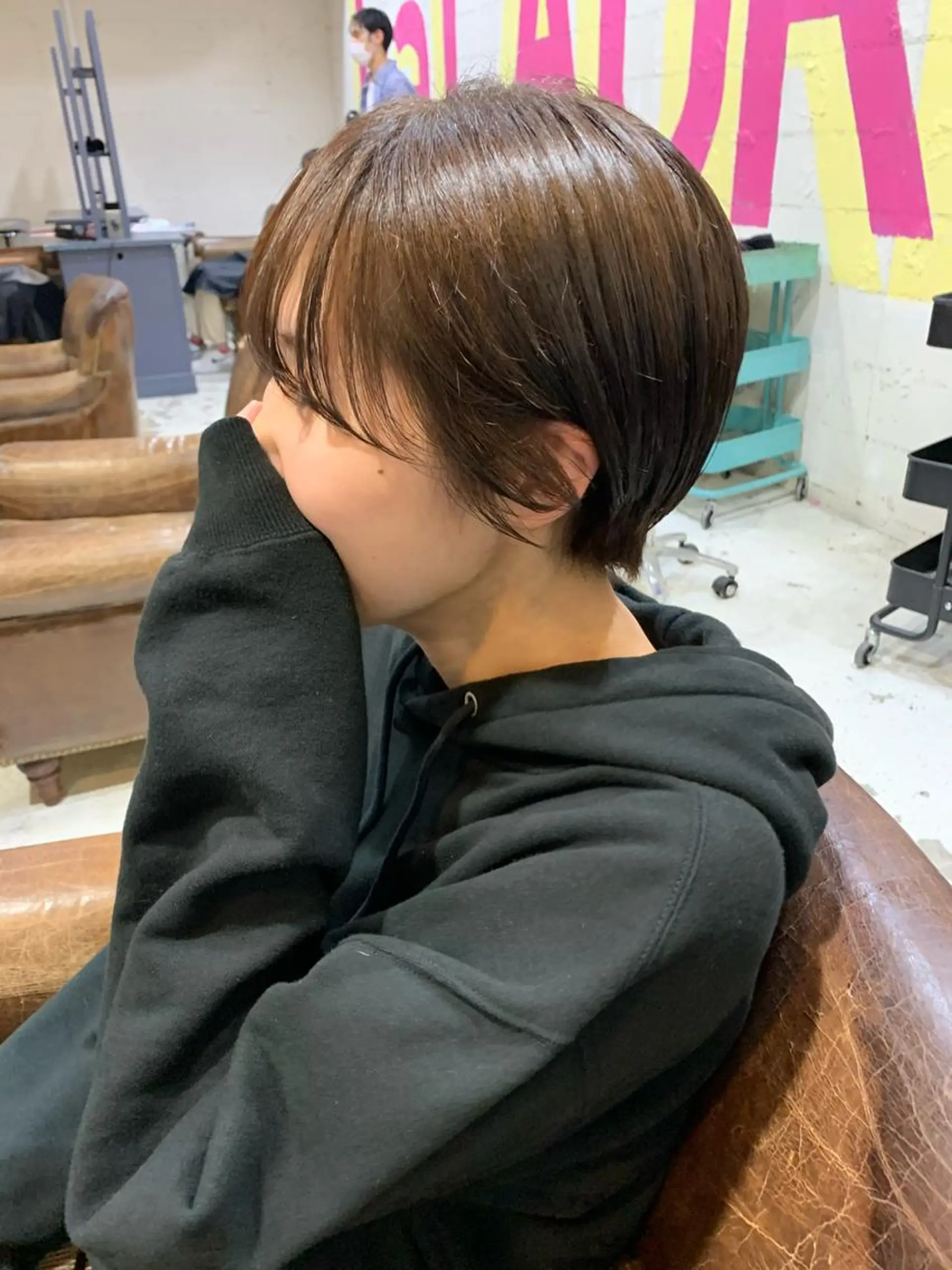 ショート 丸みショート ショートヘア ダブルカラー/透明感 💈JUNYA💈のヘアスタイル