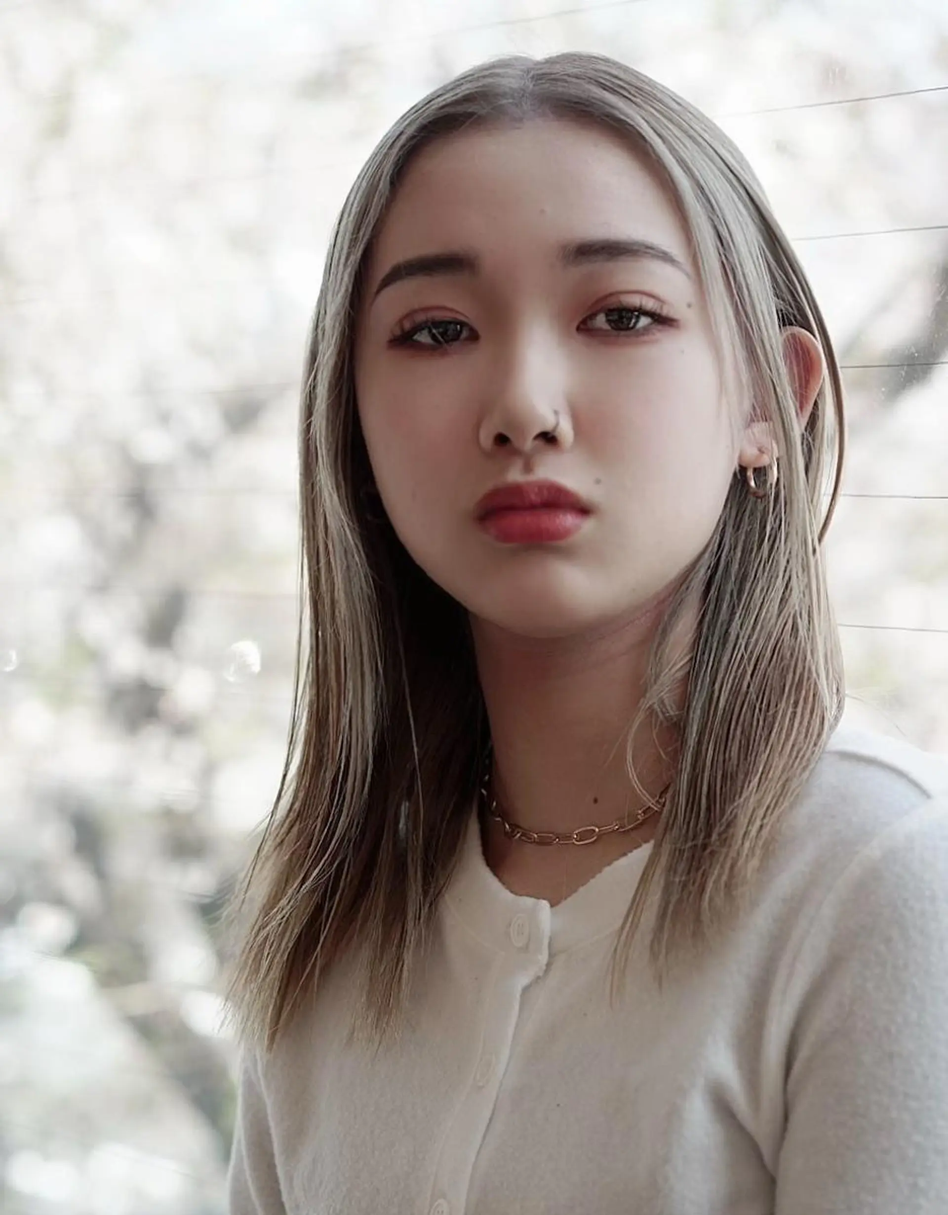 カラー ナガス カズアキのヘアスタイル