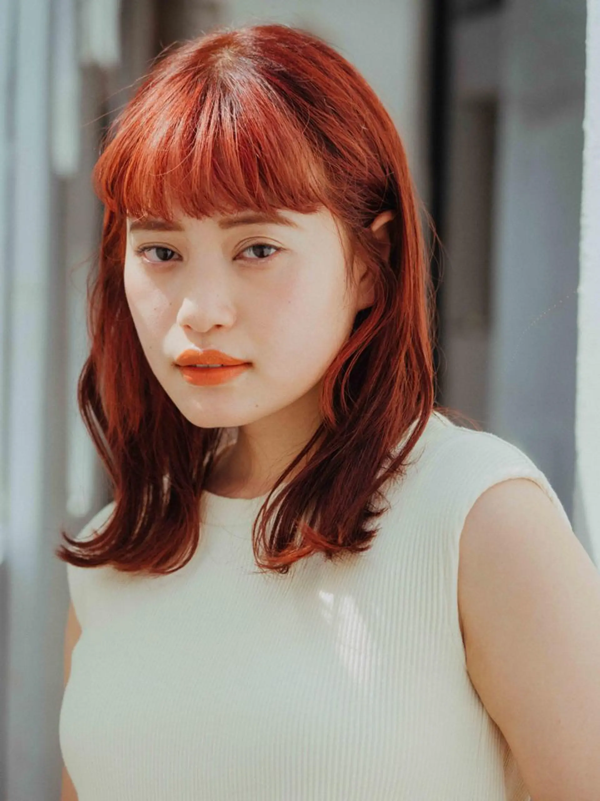 カラー 竹廣 春奈のヘアスタイル