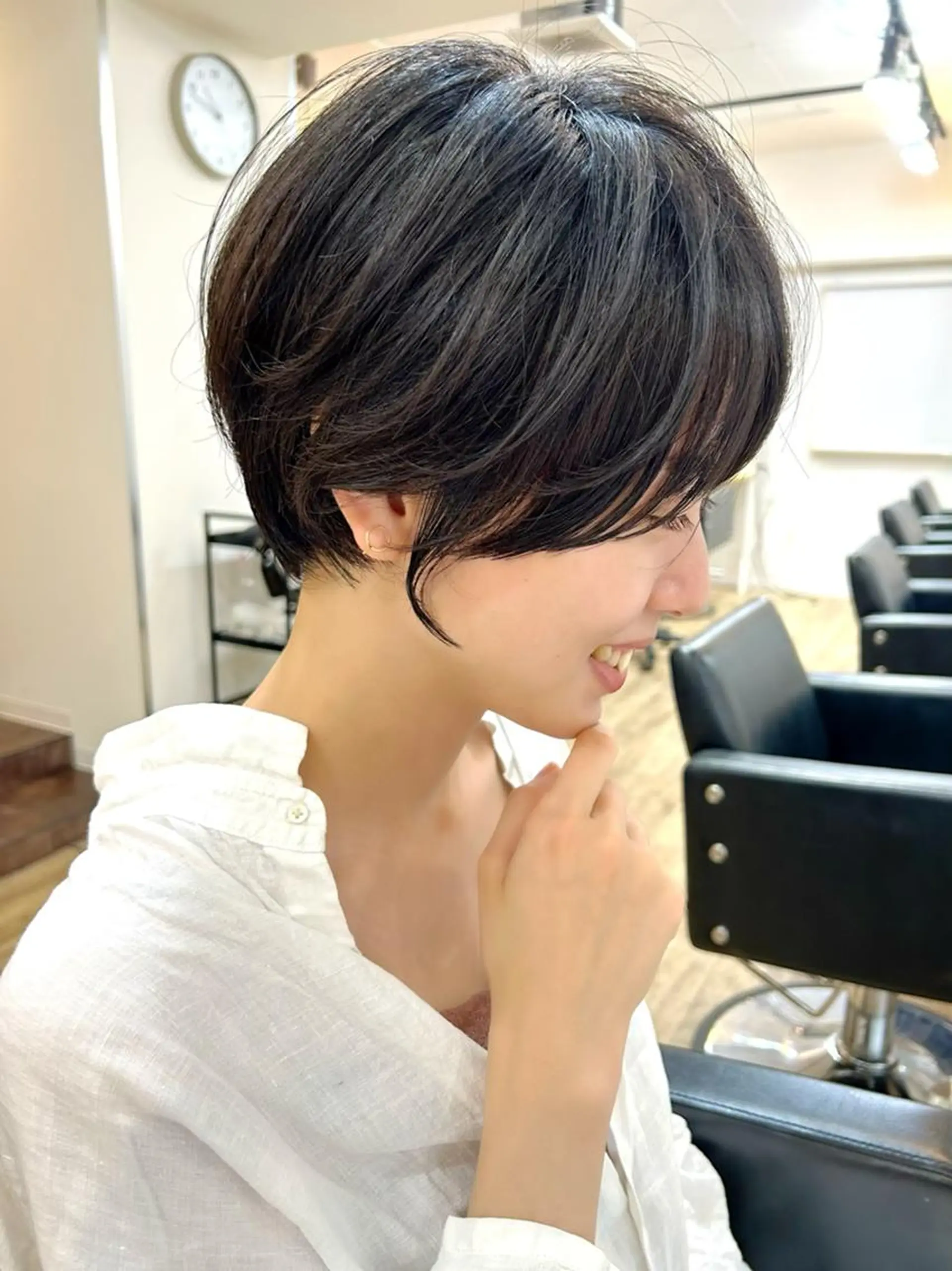 ショート くびれヘア ショートヘア kiy by ioeのヘアスタイル